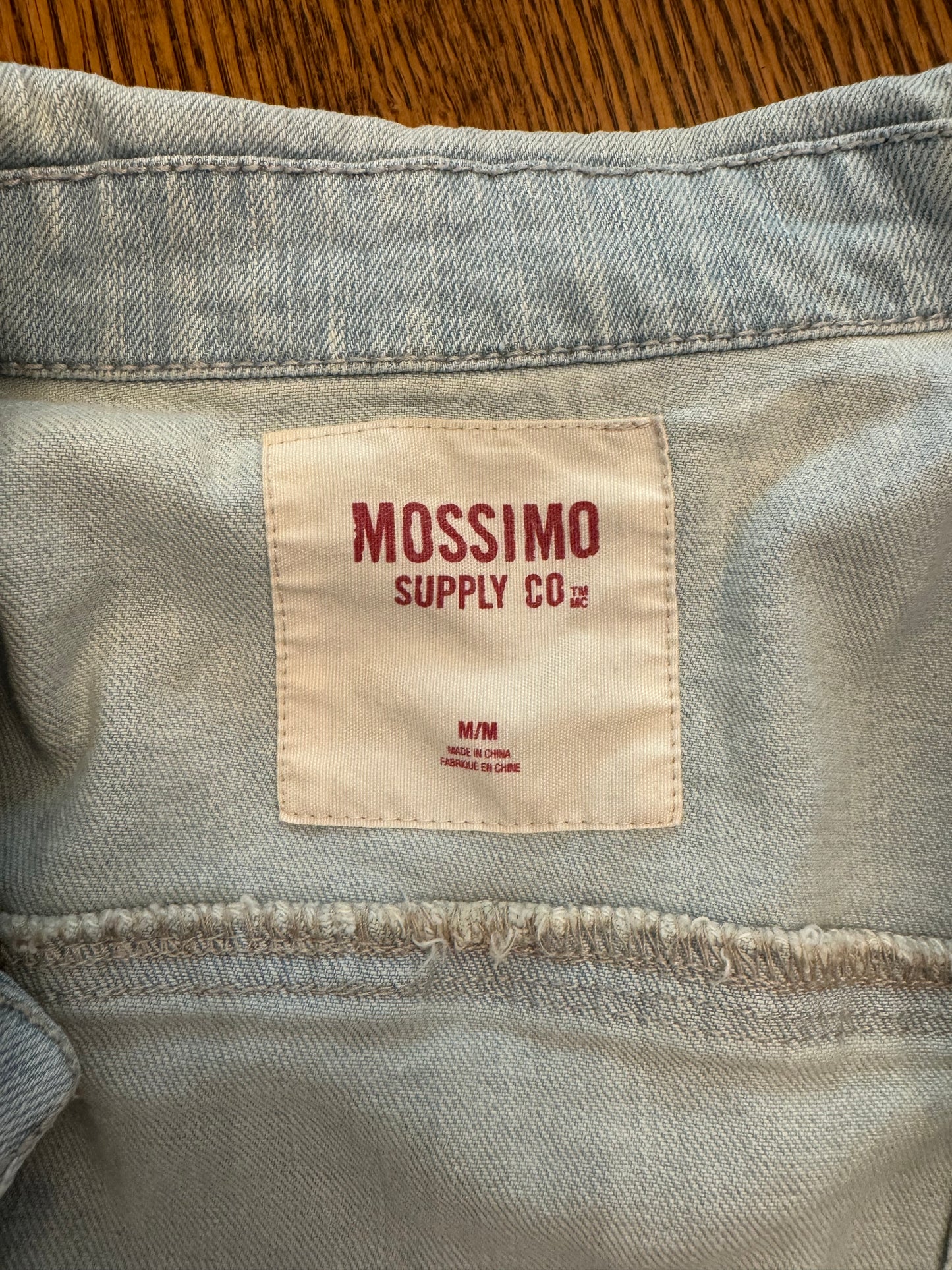 Mossimo Light Denim Vest
