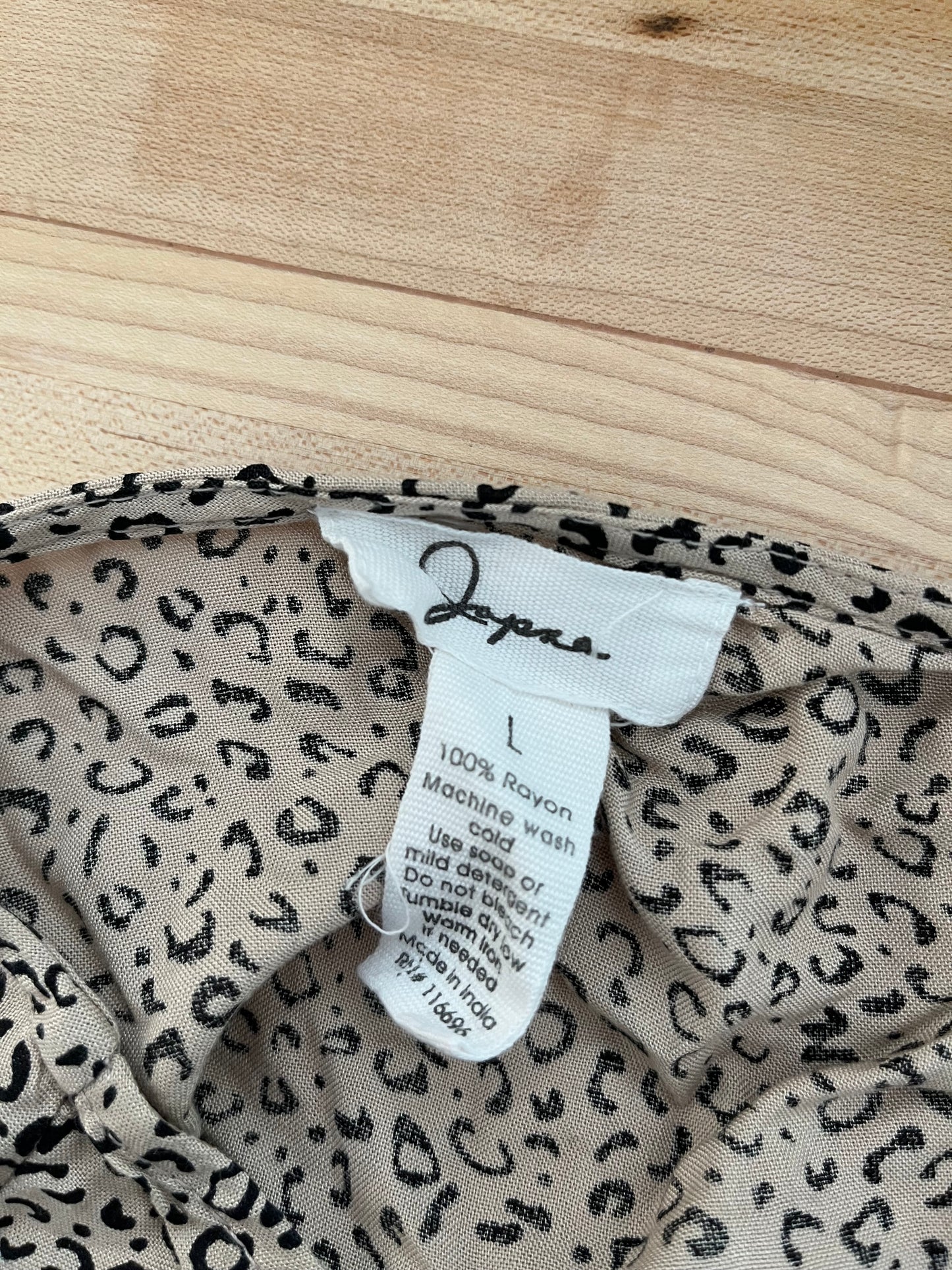 Japna Leopard Wrap Top