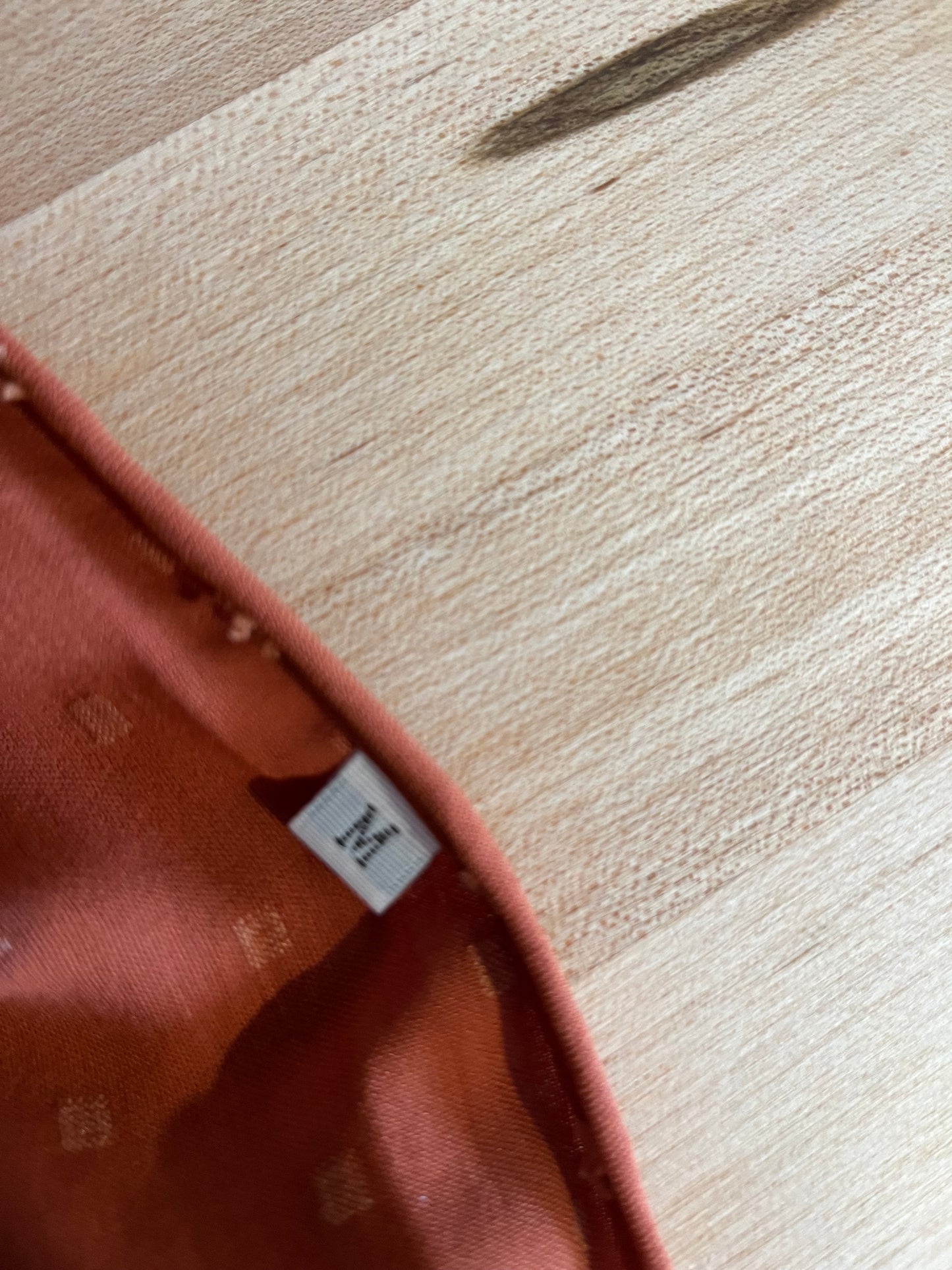 No Brand Rust Swiss Dot Maxi Dress