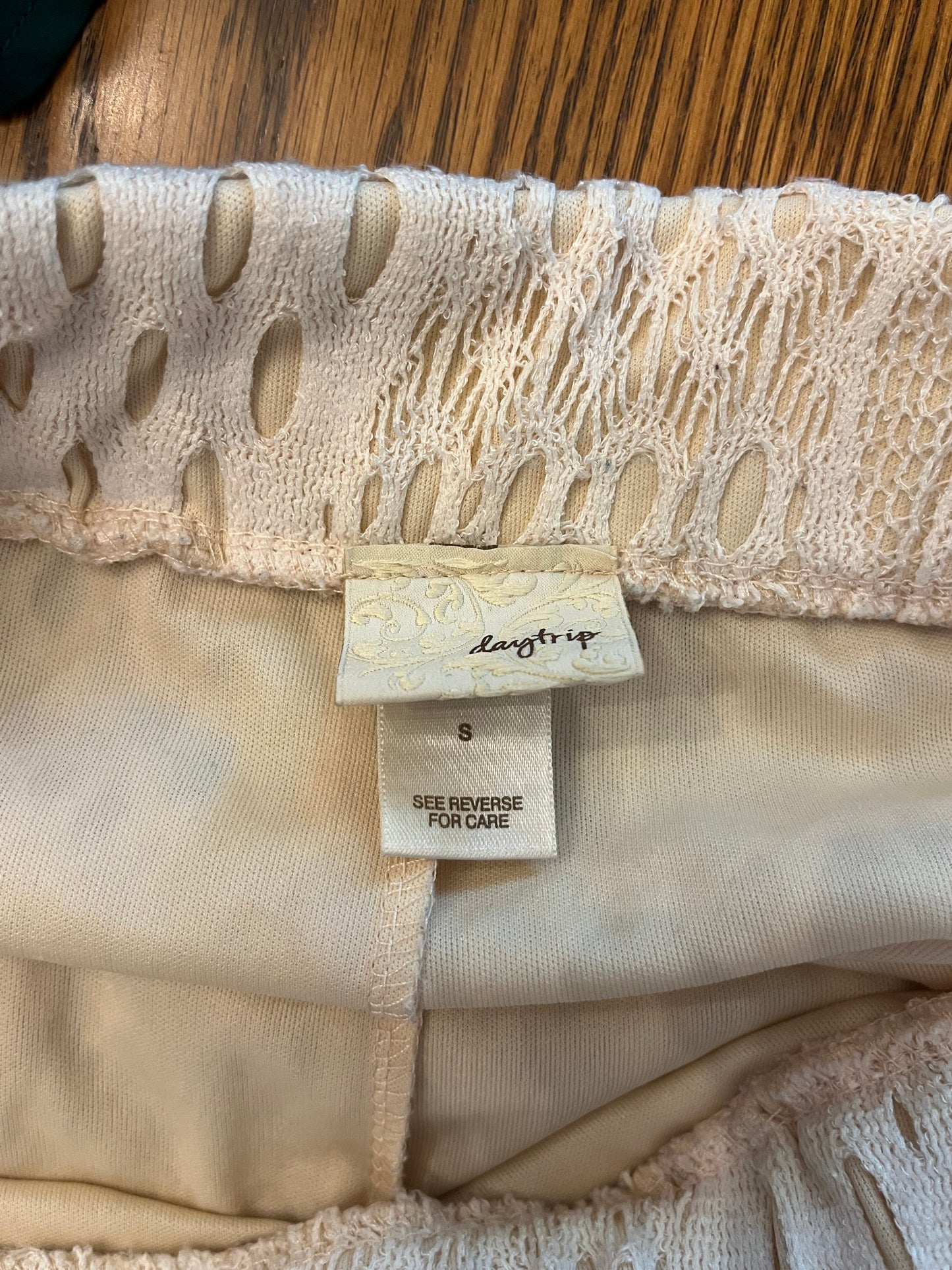 Daytrip Beige Lace Maxi Skirt