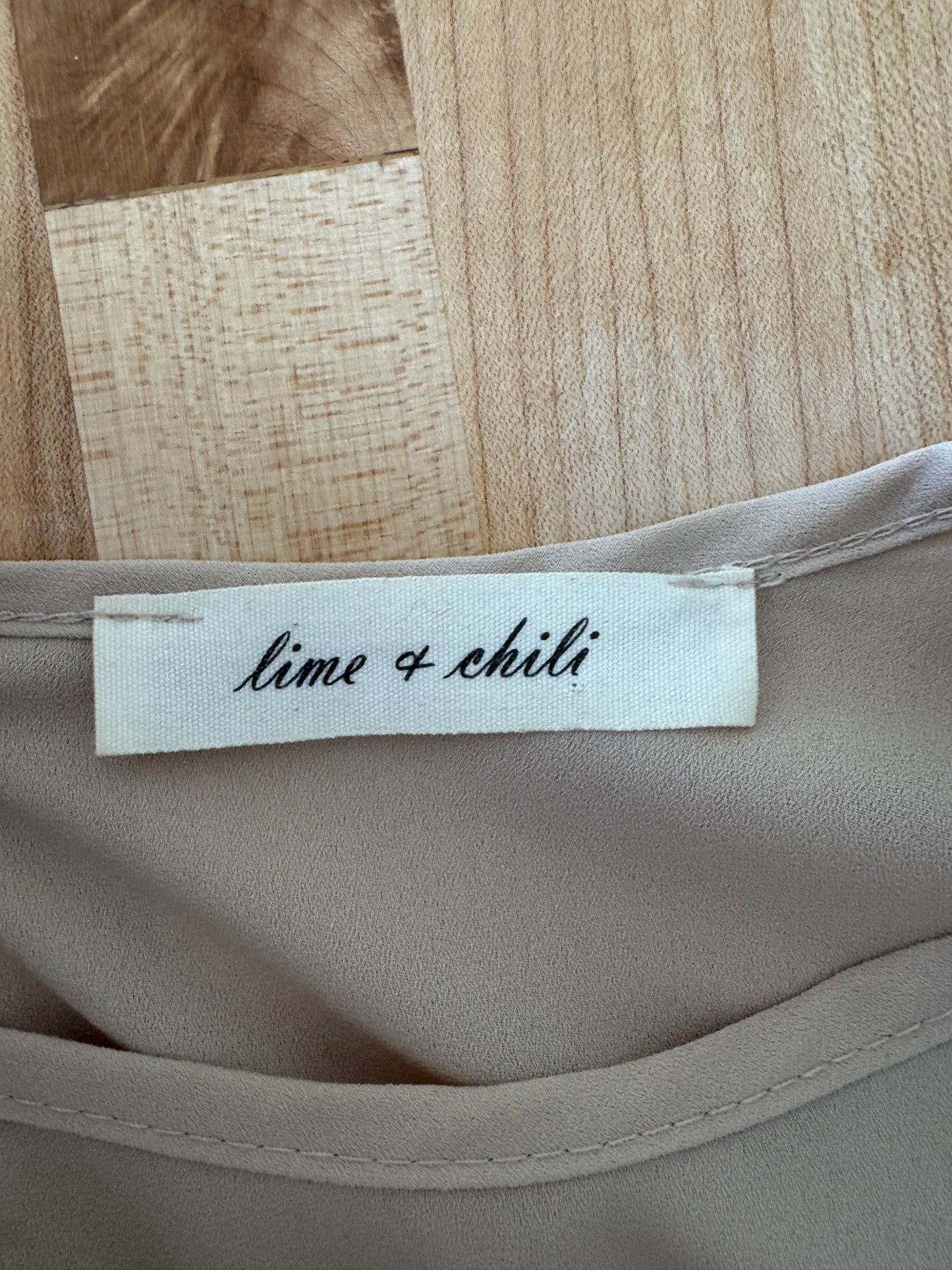 Lime & Chili Beige Top