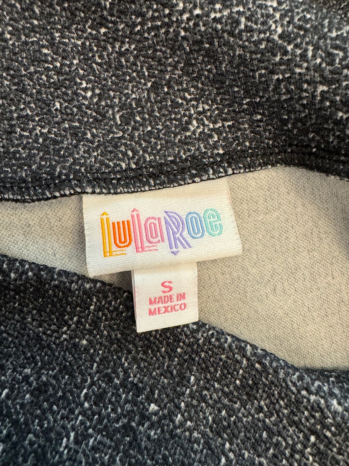 Lula Roe Black Knit Pencil Skirt