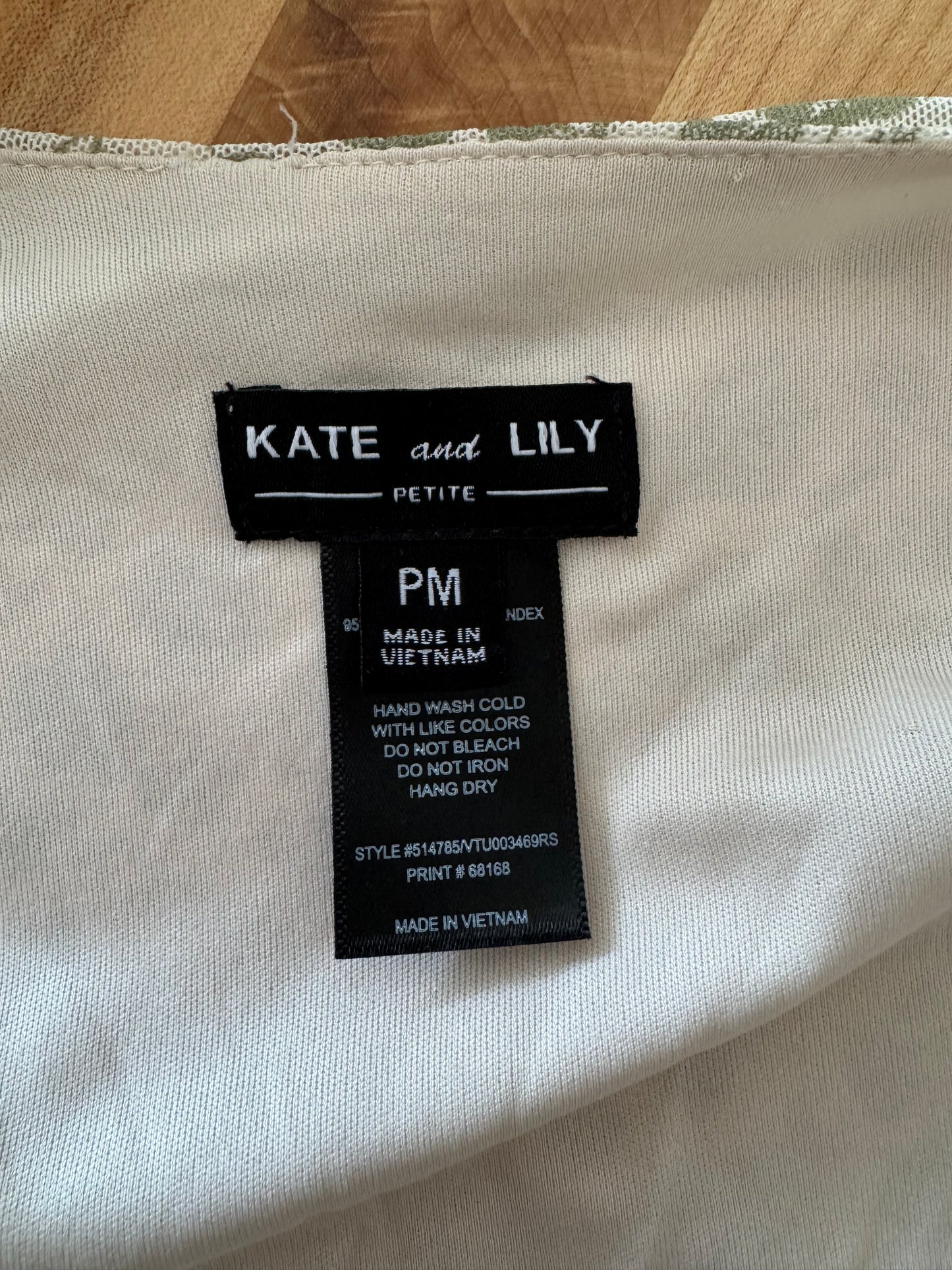 Kate & Lily Green Floral Maxi Dress