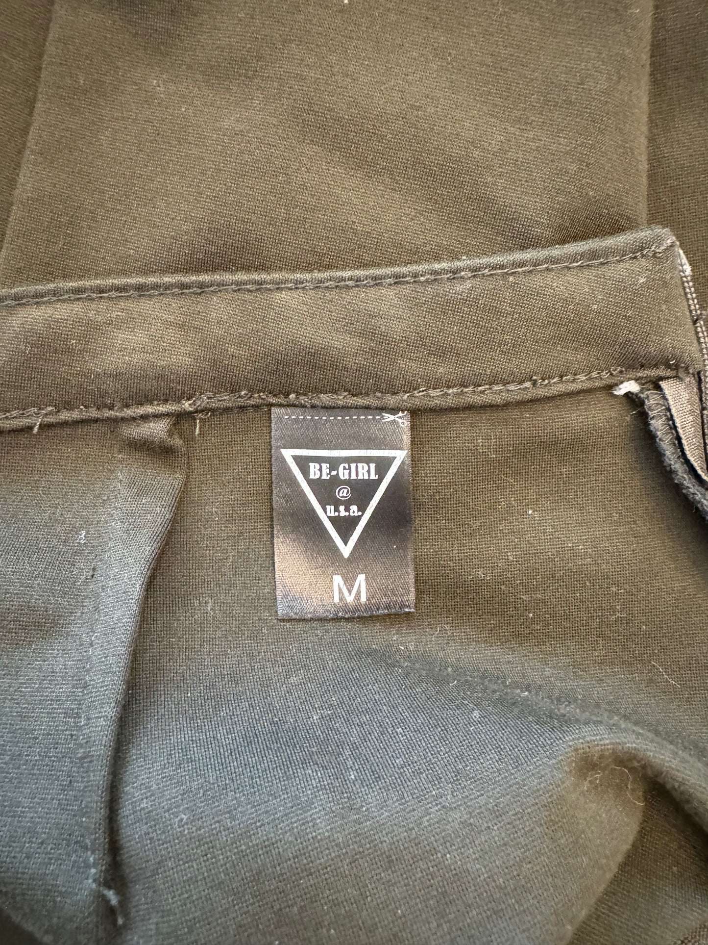 Be Girl Olive Green Pencil Skirt