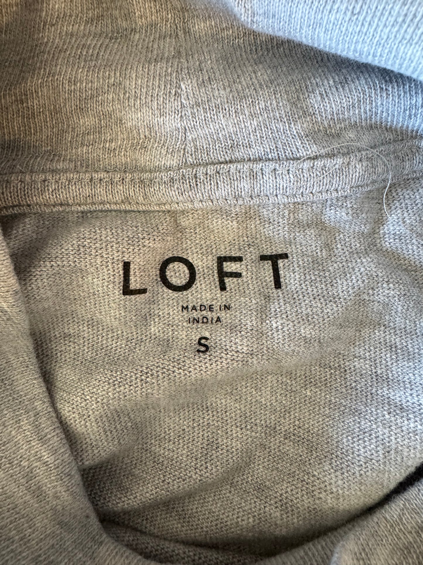 Loft Gray Polkadot Sweater