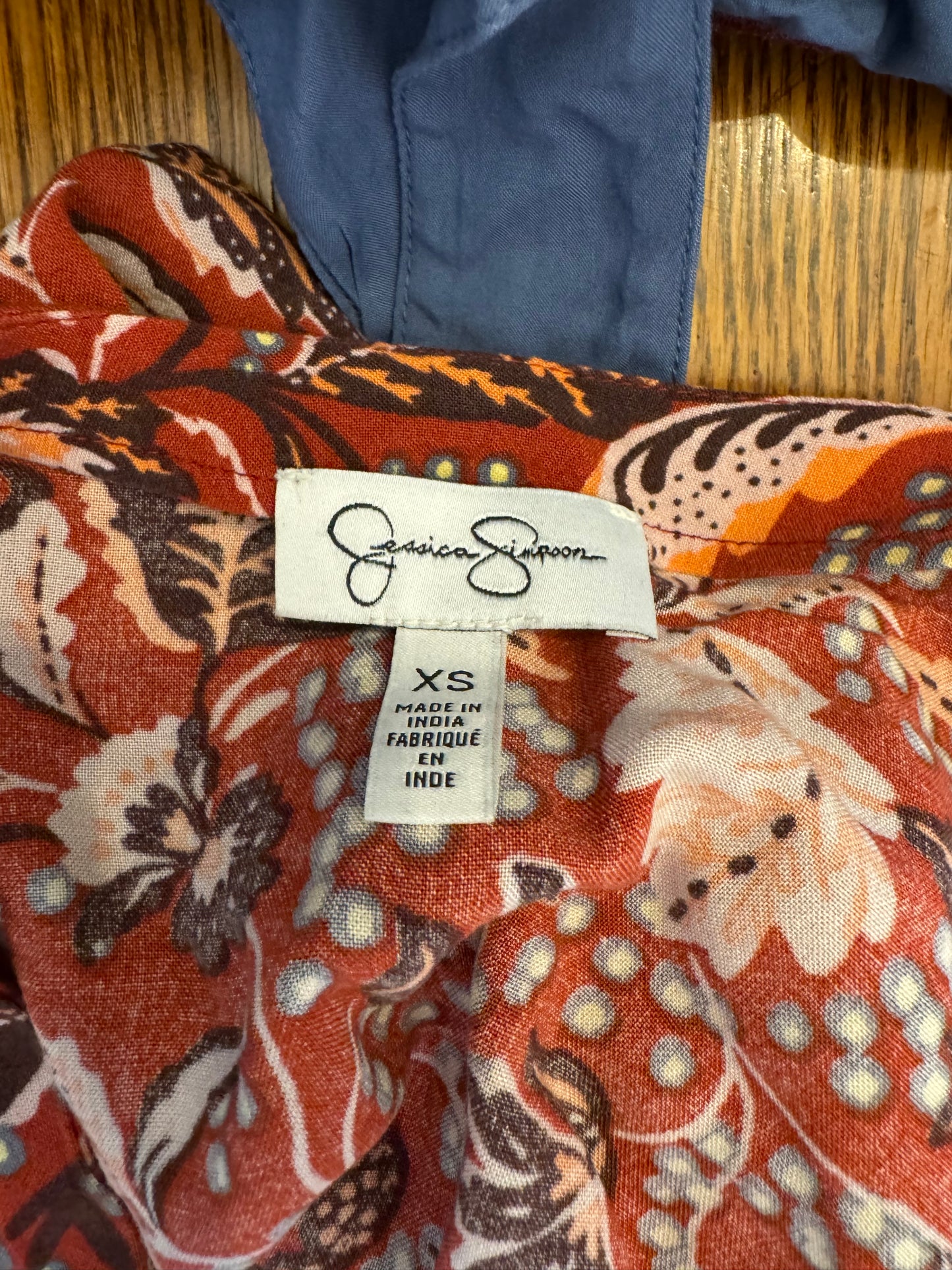 Jessica Simpson Red Floral Top