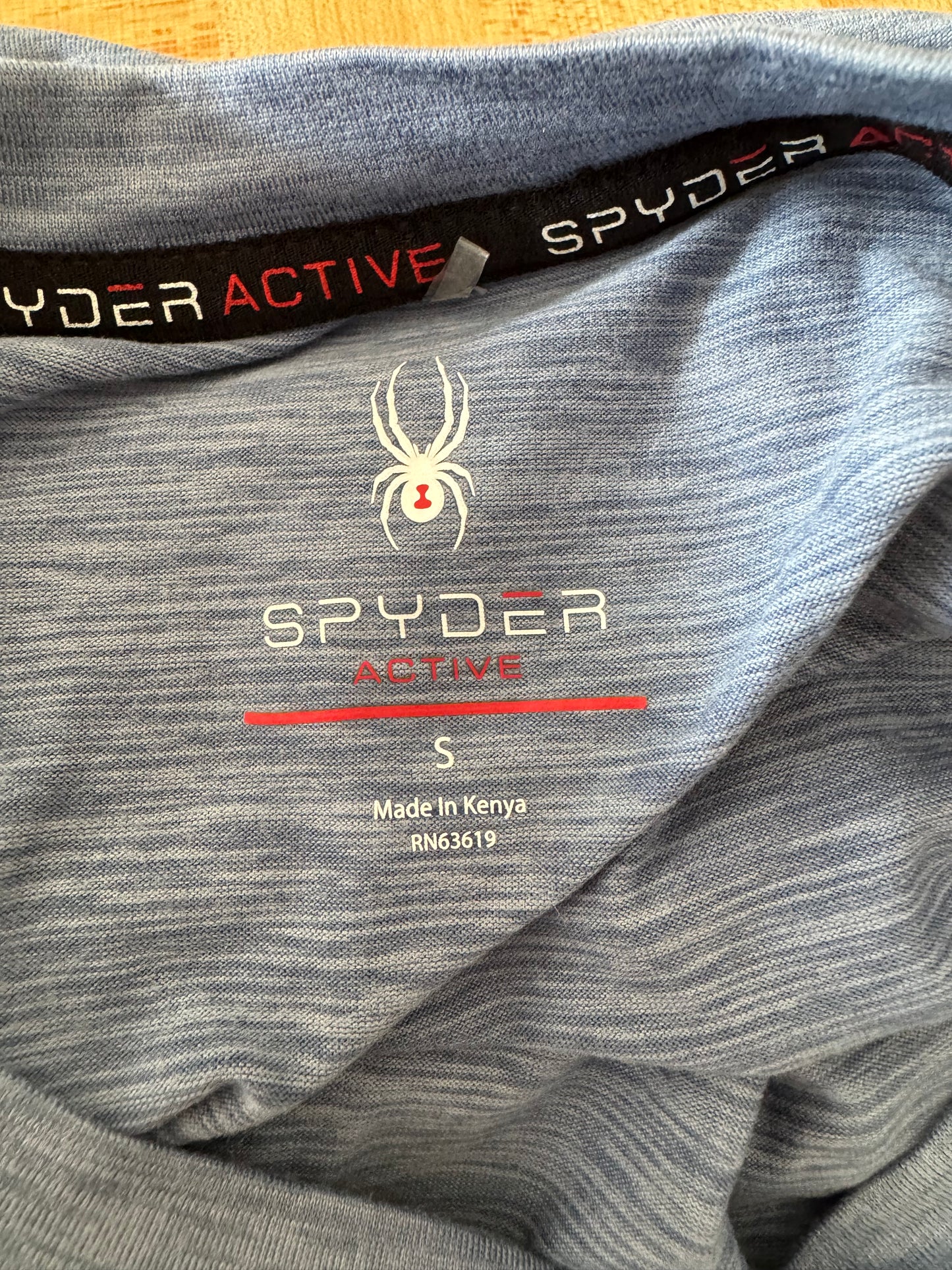 Spyder Blue Athletic Top
