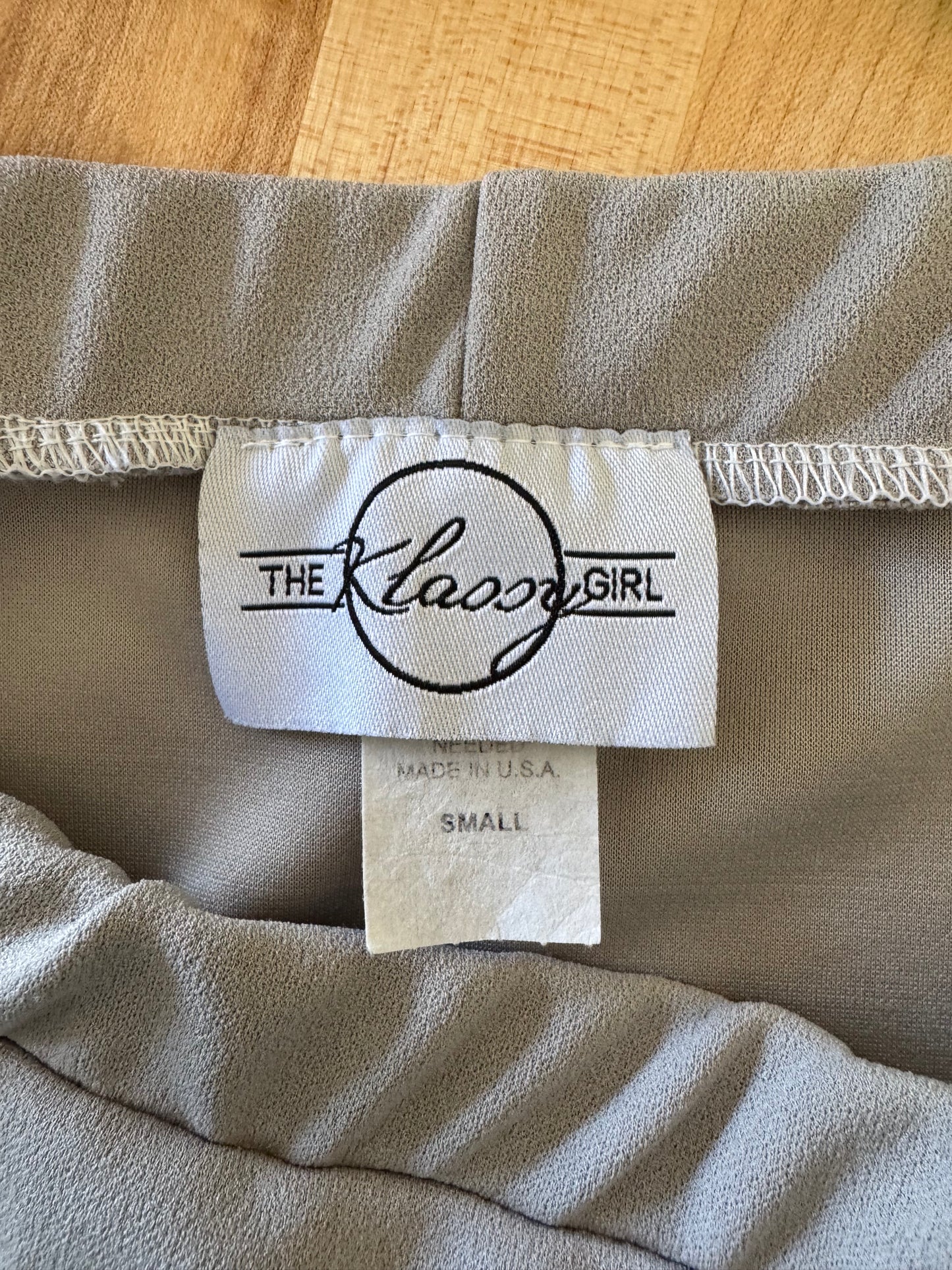 Klassy Girl Gray Pencil Skirt