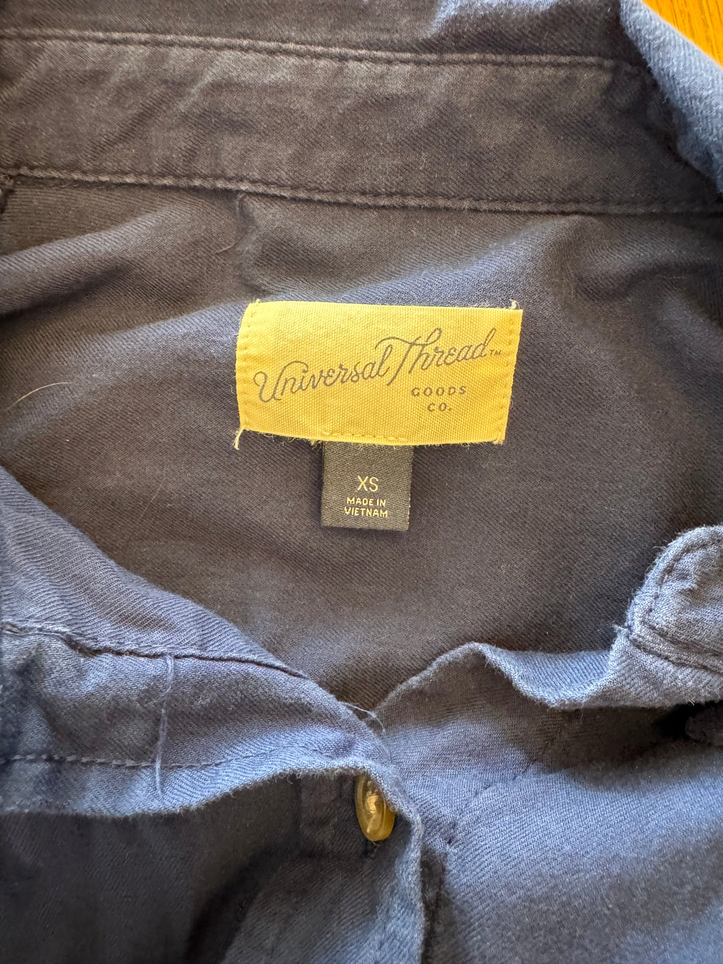 Universal Thread Navy Button Front Dress