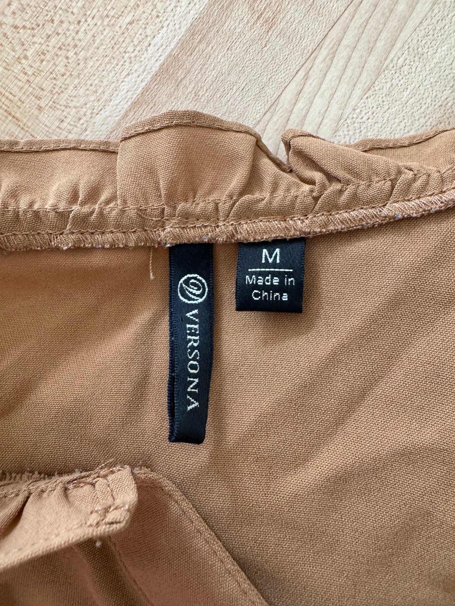 Versona Rust Layered Top