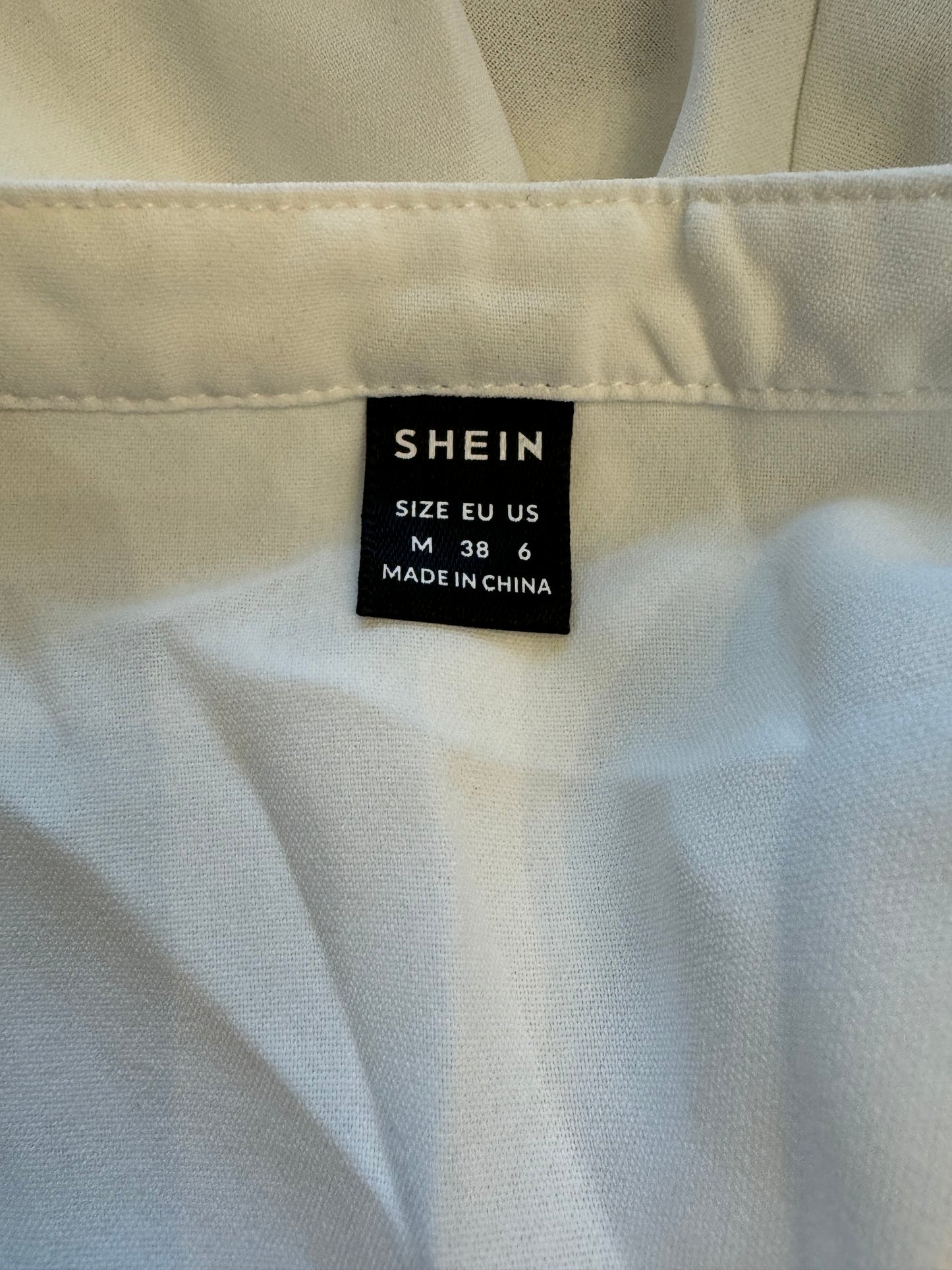 Shein White Maternity Top