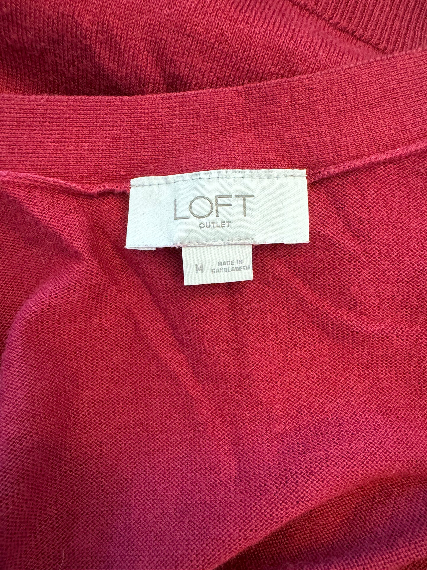 Loft Brick Red Cardigan