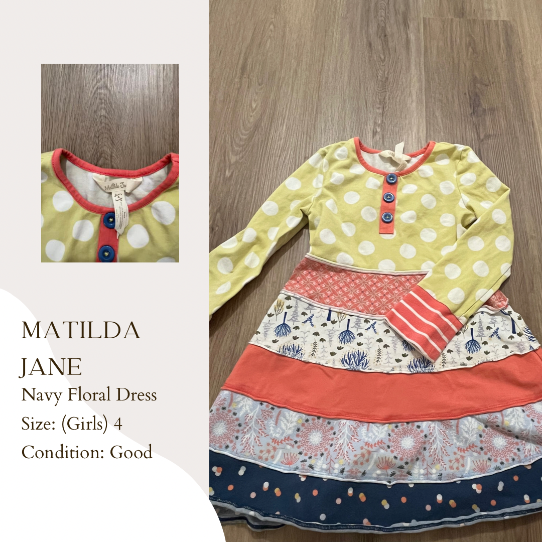 Matilda jane navy dress best sale