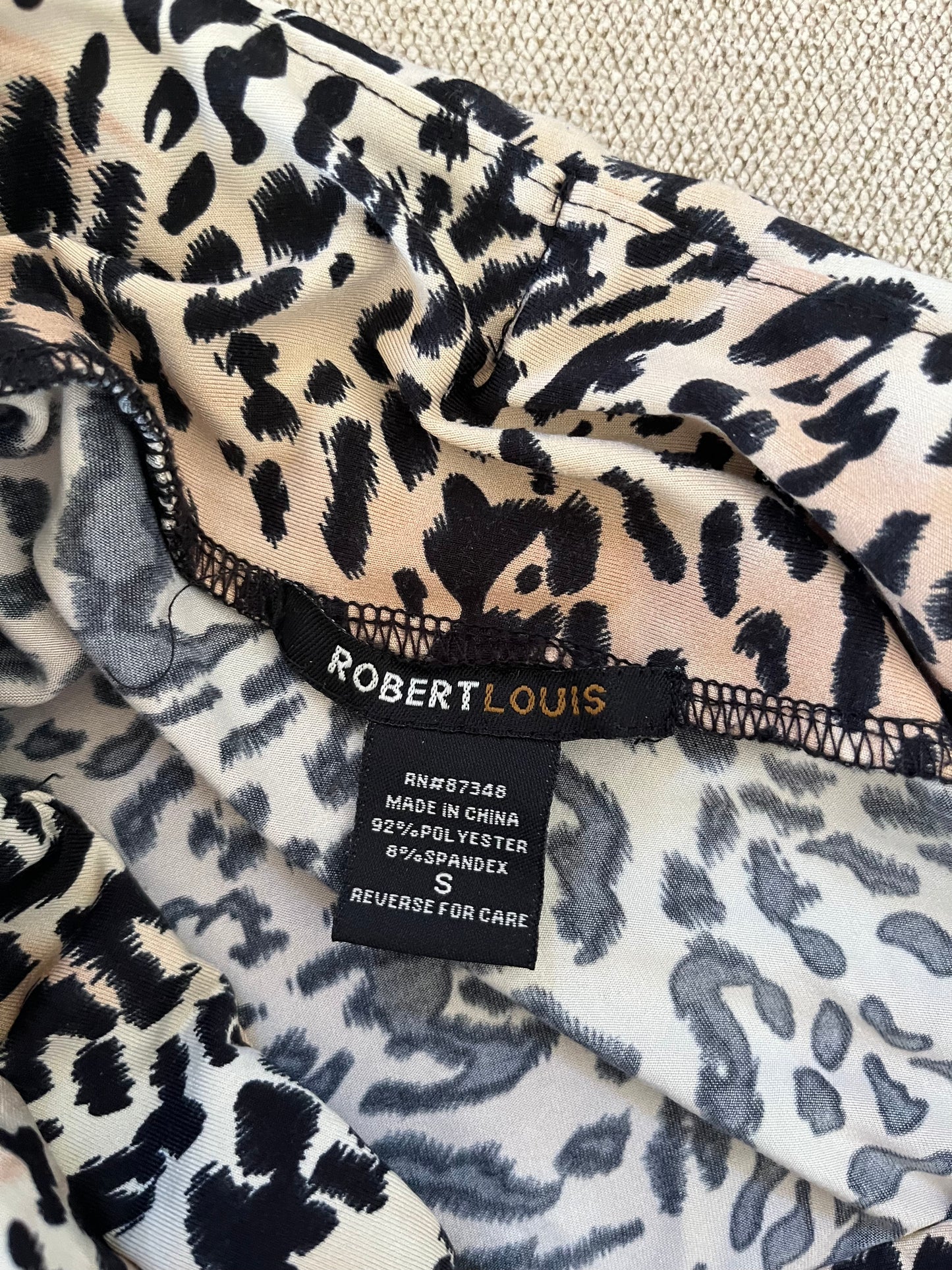 Robert Louis Leopard Maxi Skirt