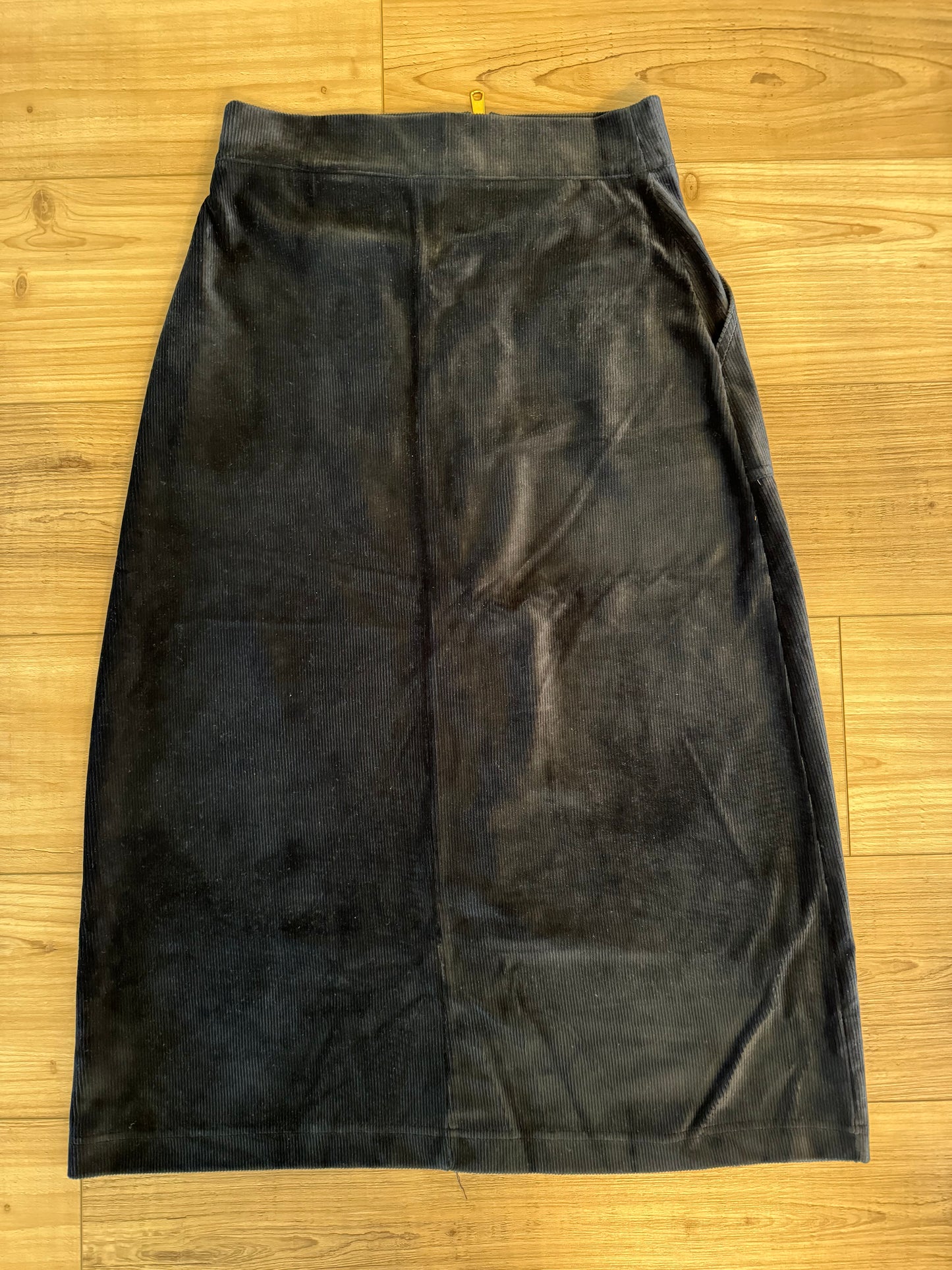 Downeast Ribbed Velvet Pencil Skirt