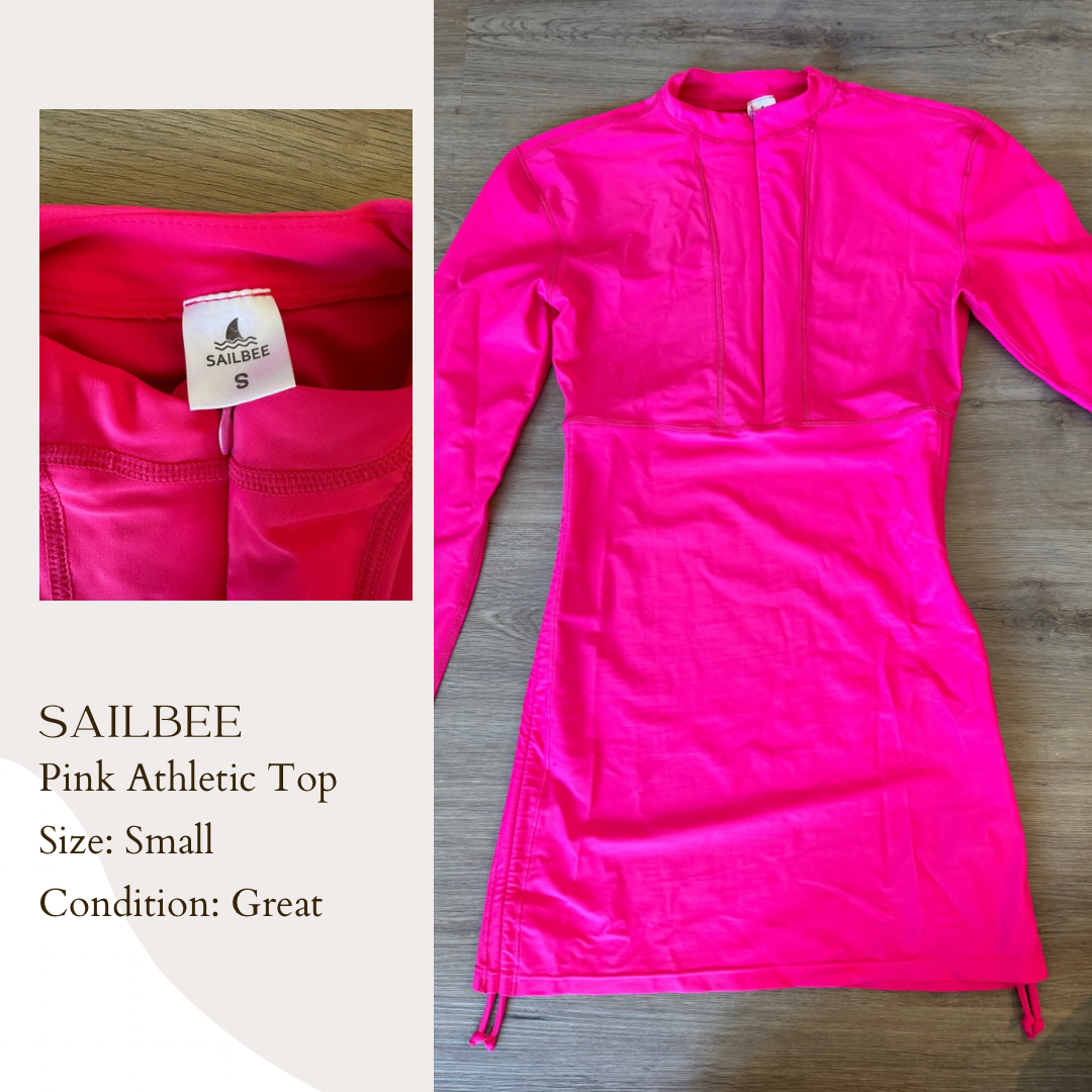Sailbee Pink Athletic Top