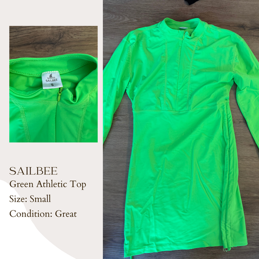 Sailbee Green Athletic Top