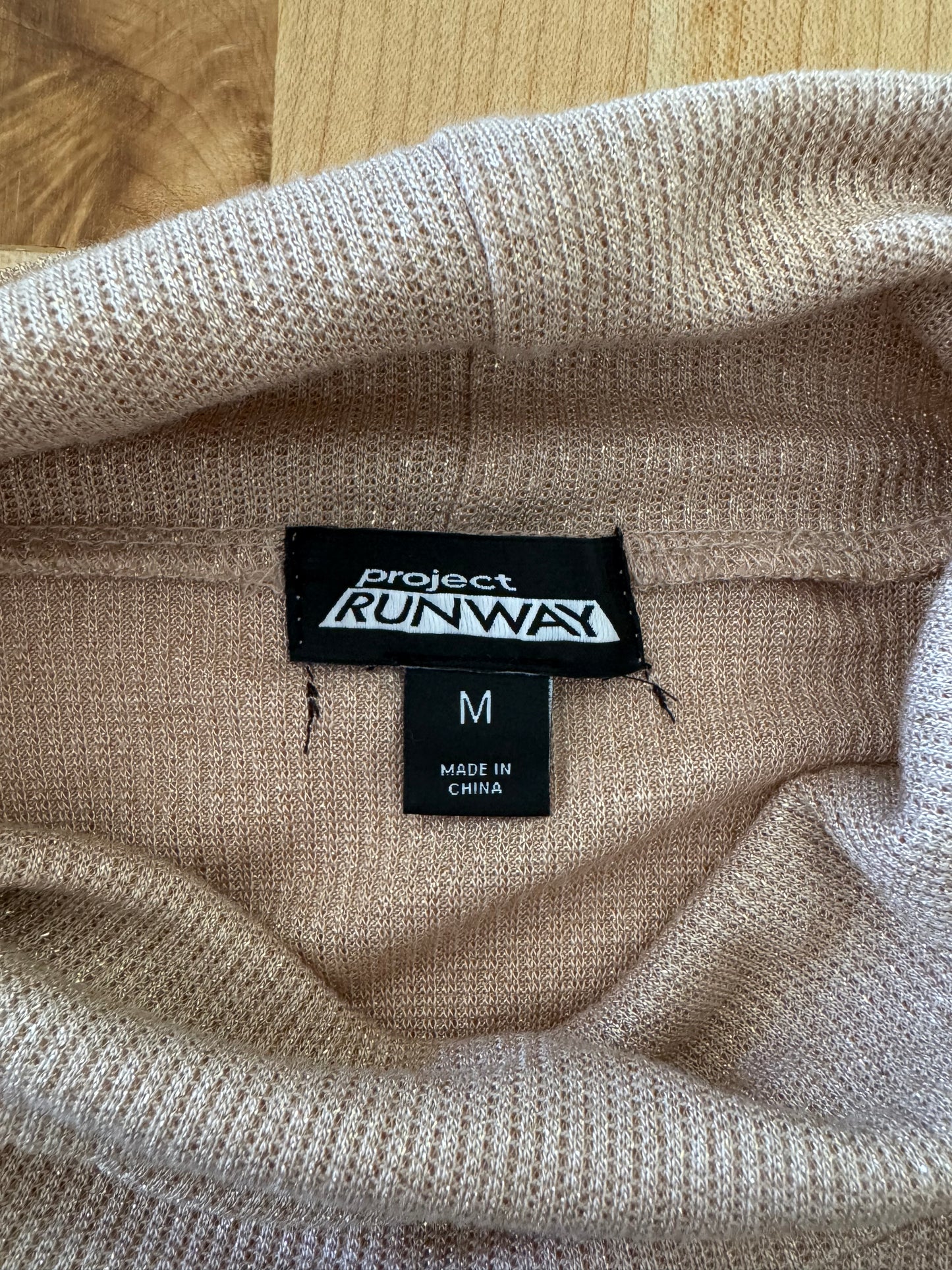 Project Runway Blush Knit Sweater