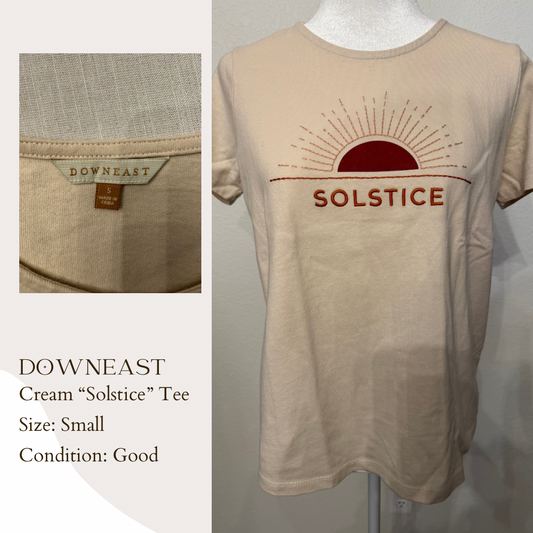 Downeast Cream “Solstice” Tee