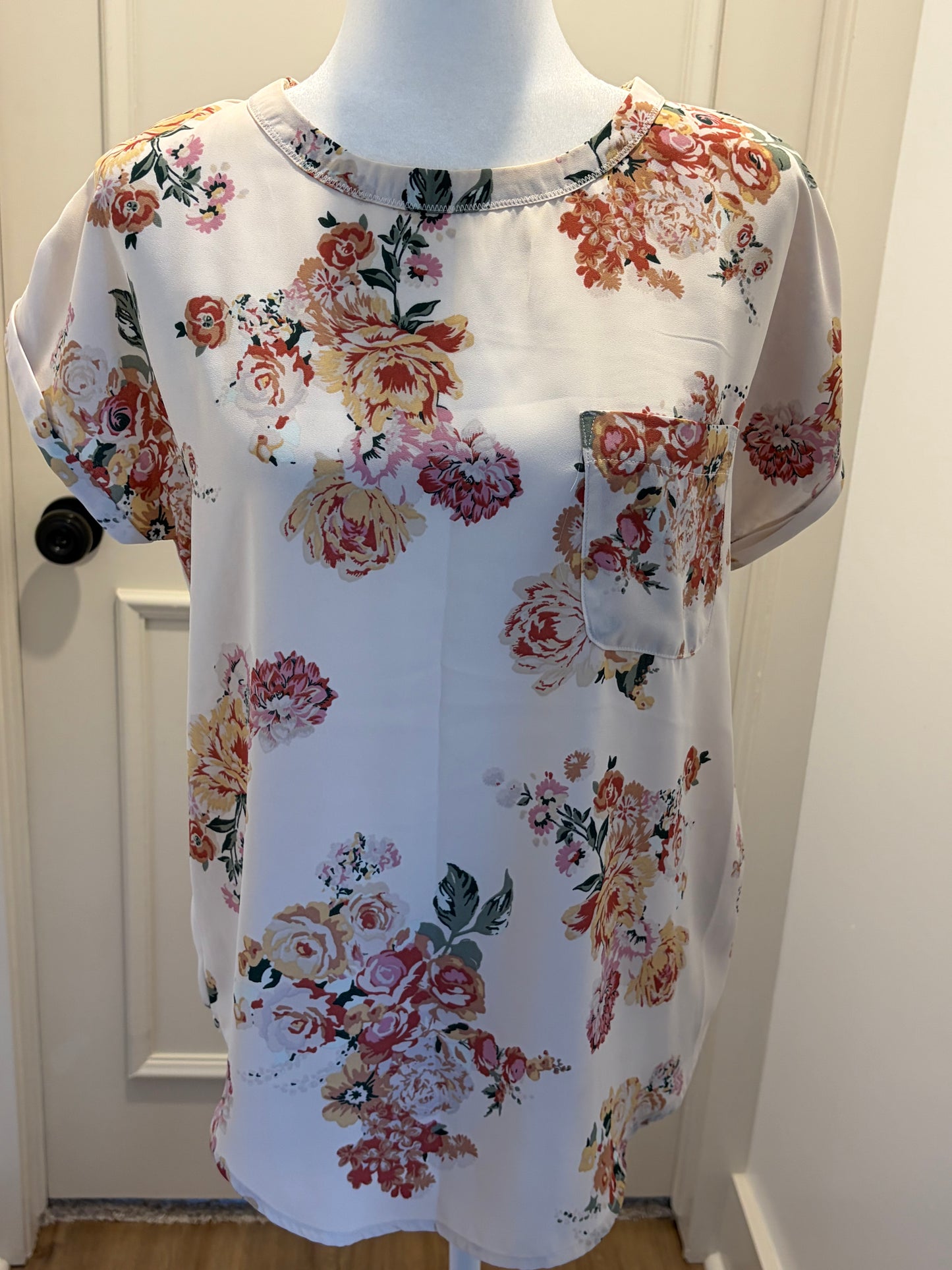 Buffalo White Floral Top