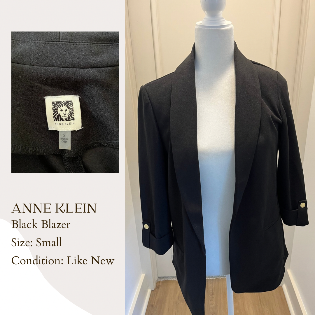 Anne Klein Black Blazer