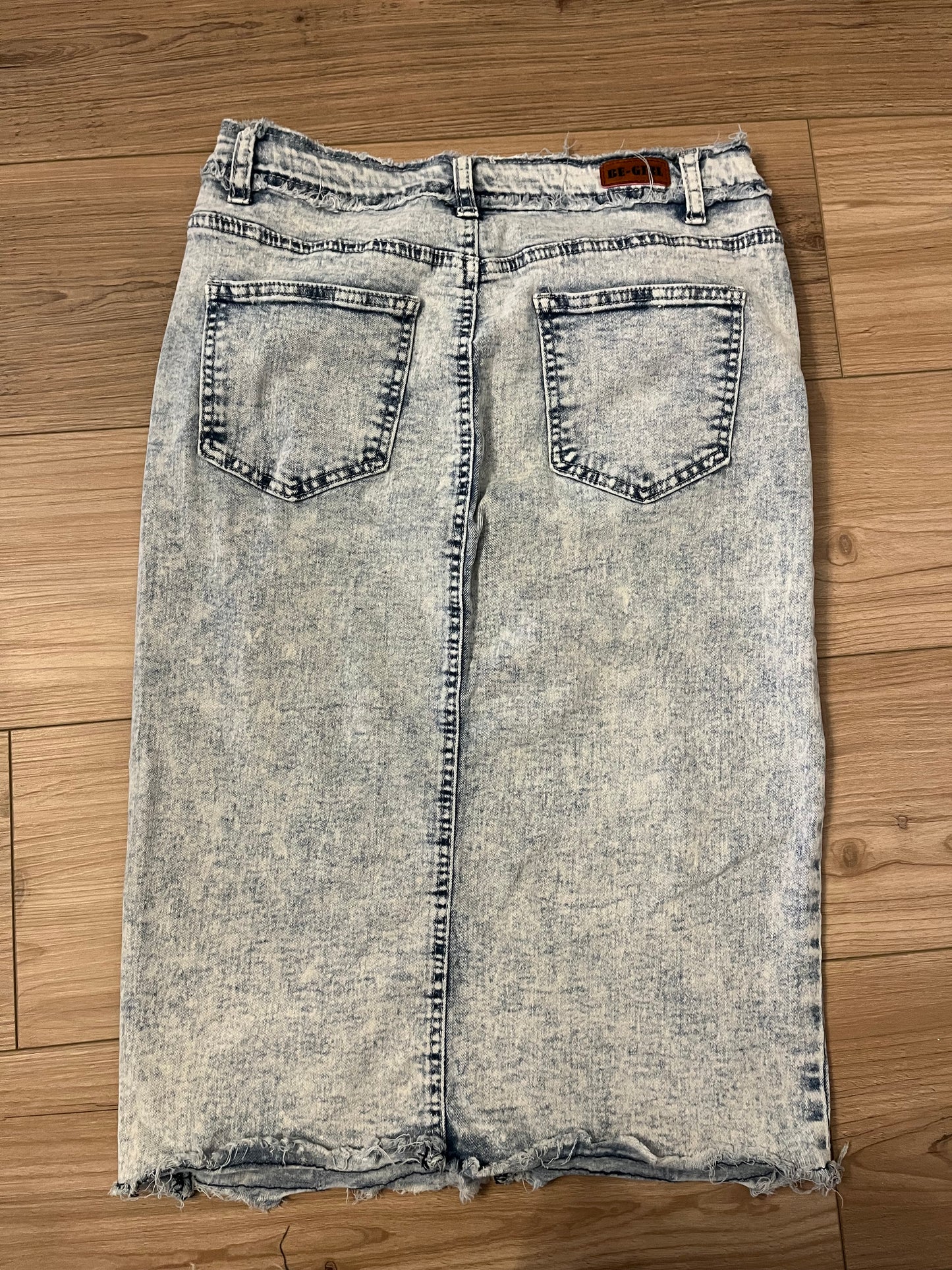 Be Girl Stone Wash Denim Skirt