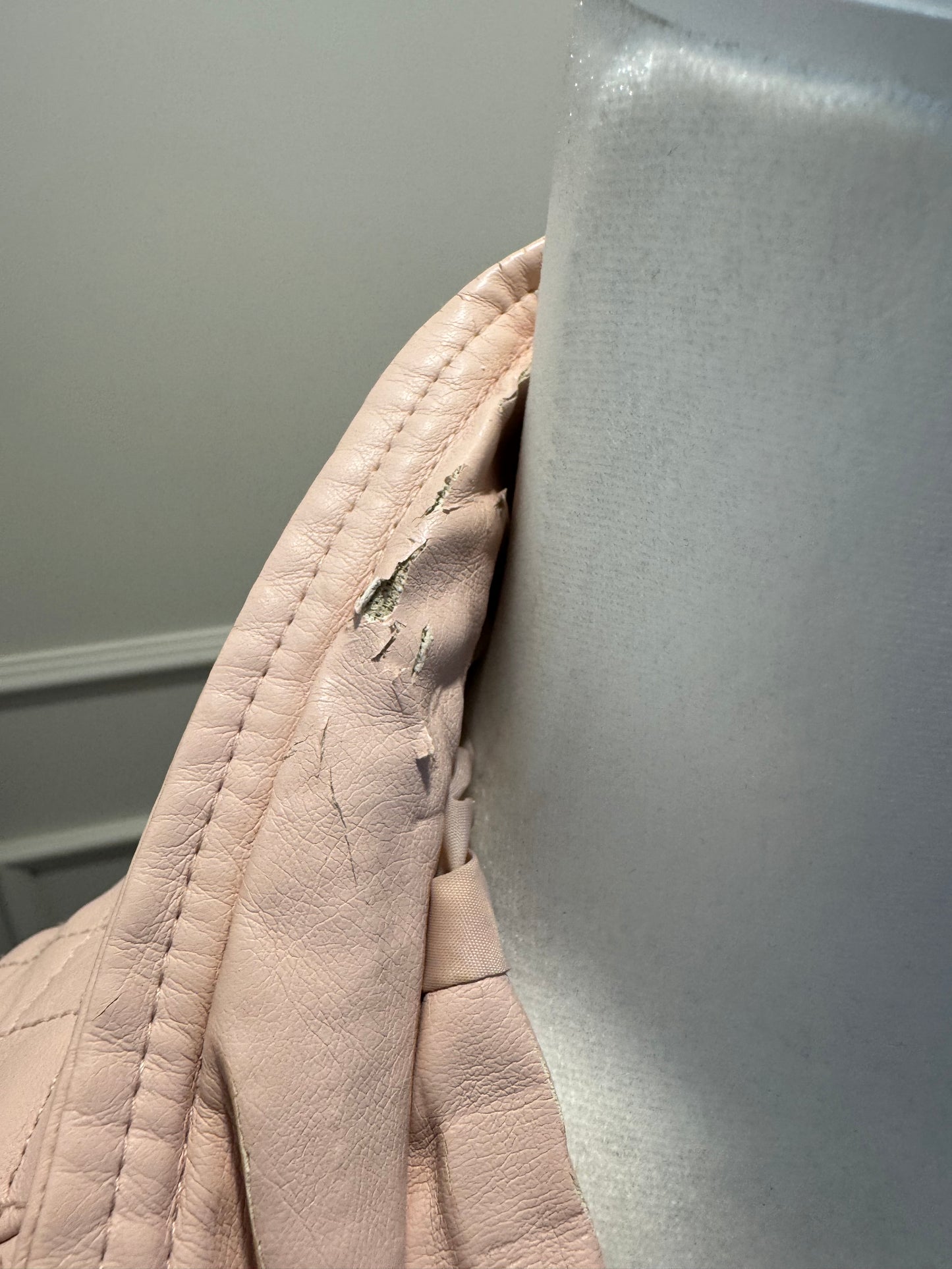 Gianna Pink Leather Jacket