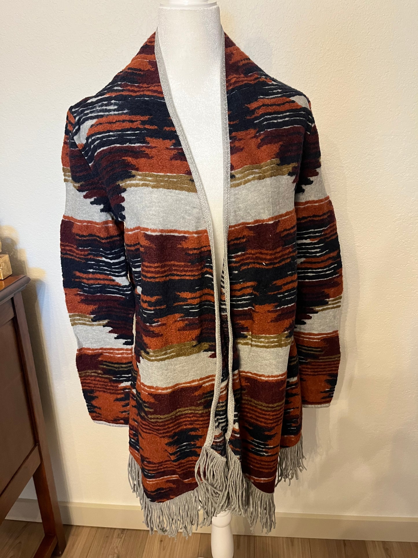 Lucky Brand Tribal Print Cardigan