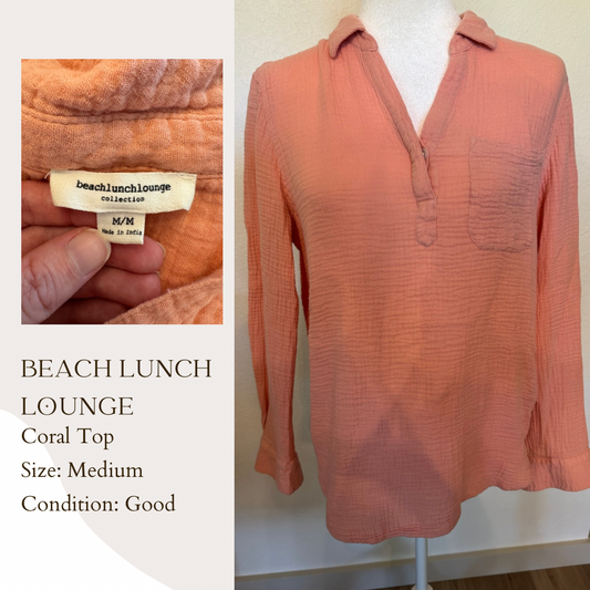 BeachLunchLounge Coral Top