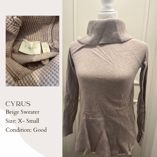 Cyrus Beige Sweater