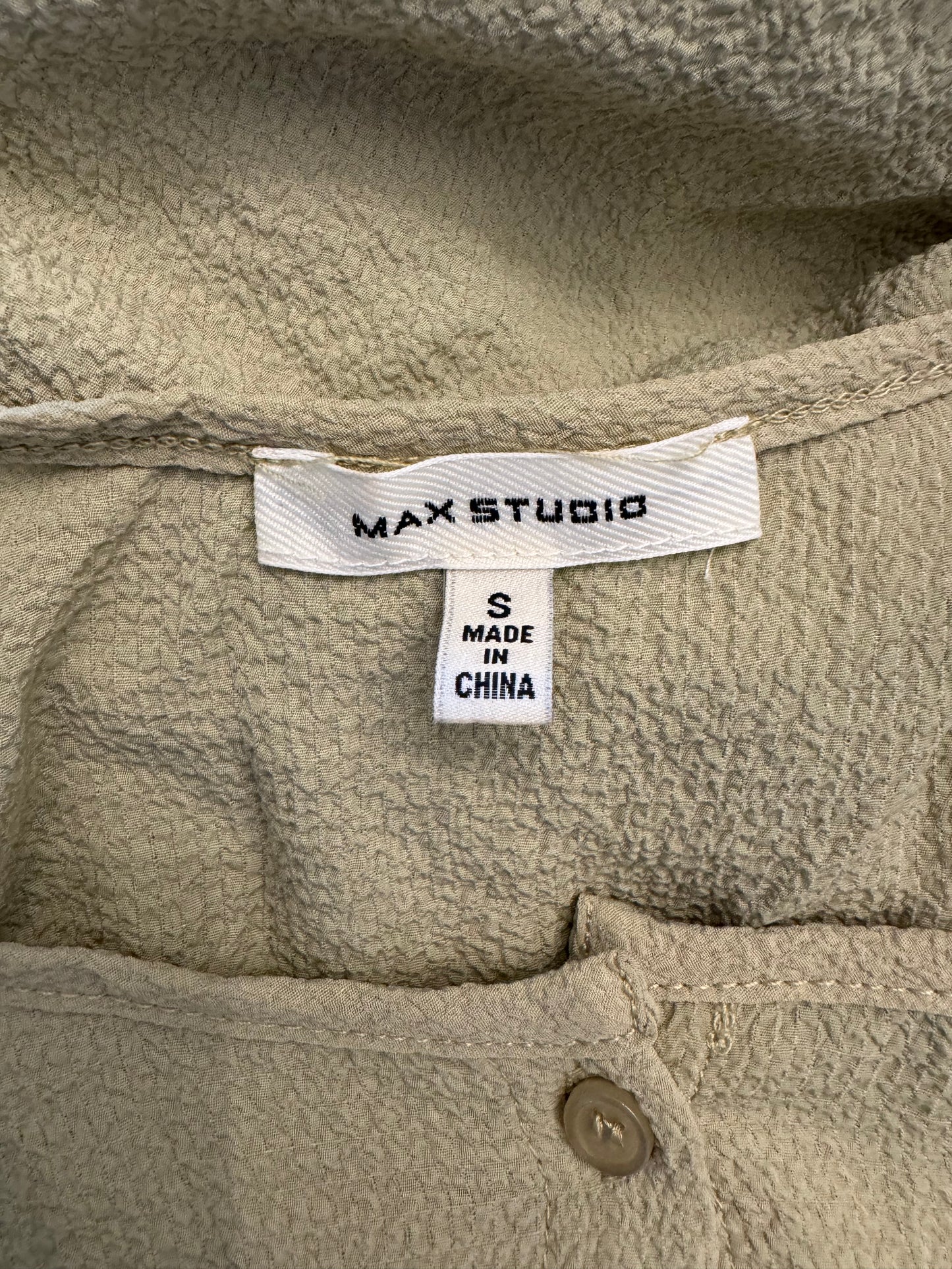 Max Studio Sage Green Top