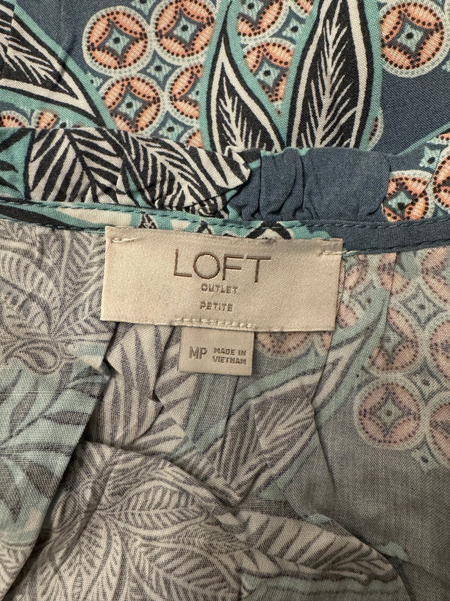 Loft Blue Floral Top