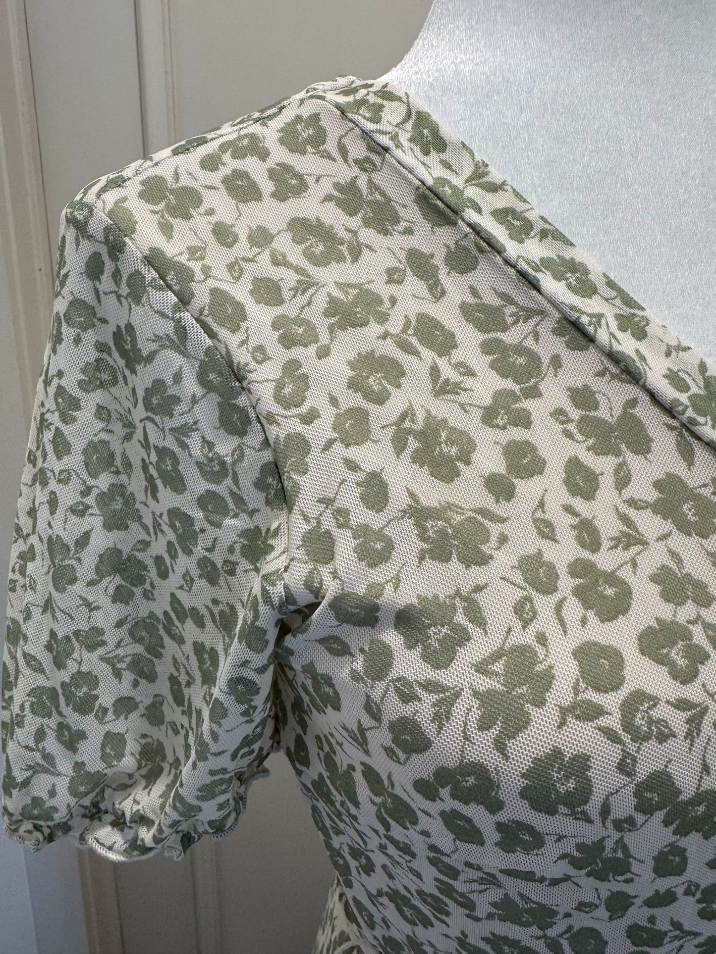 Kate & Lily Green Floral Maxi Dress