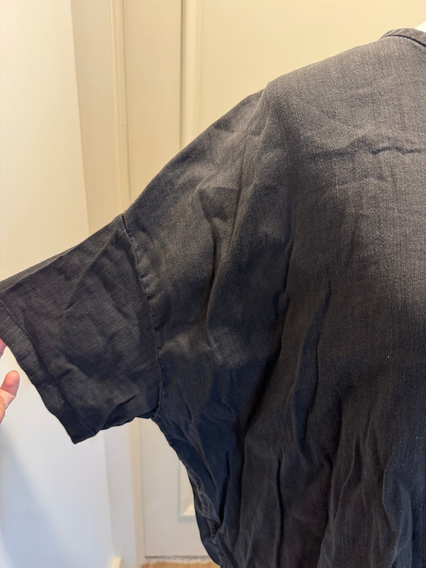 Vince Black Denim Top