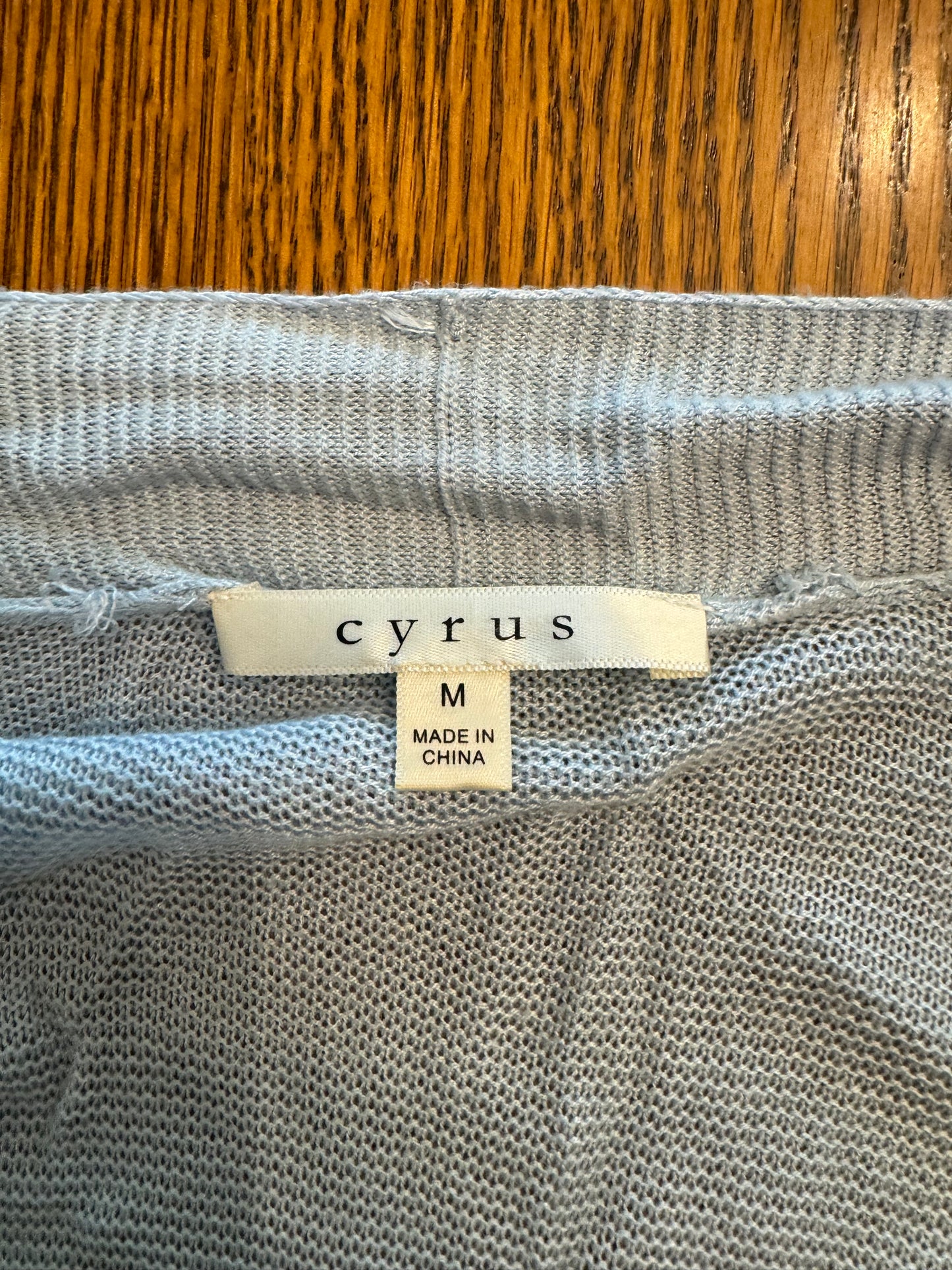 Cyrus Baby Blue Knit Cardigan