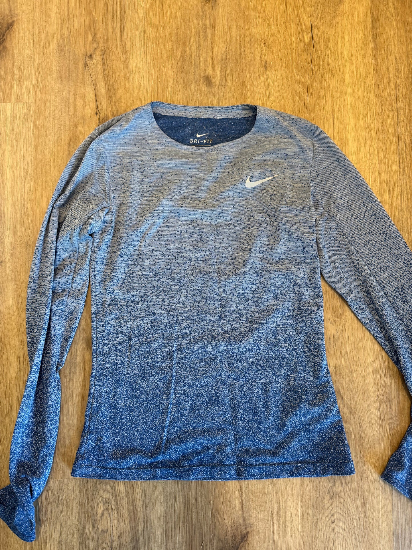 Nike Blue Ombré Athletic Top