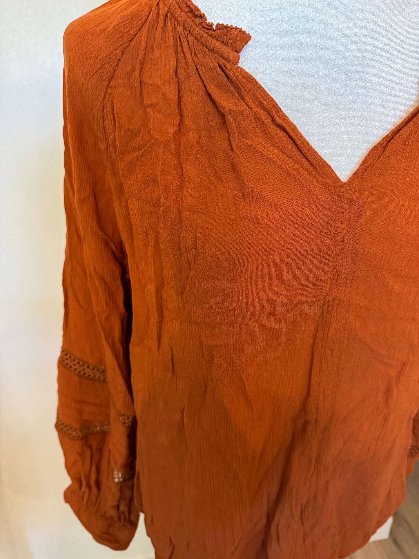 Knox Rose Burnt Orange Top