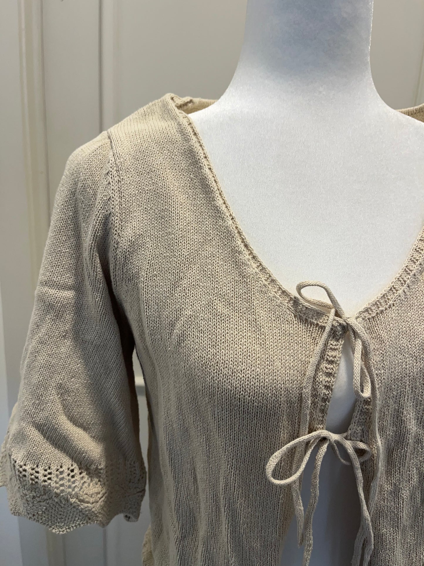 Frye Beige Knit Cardigan