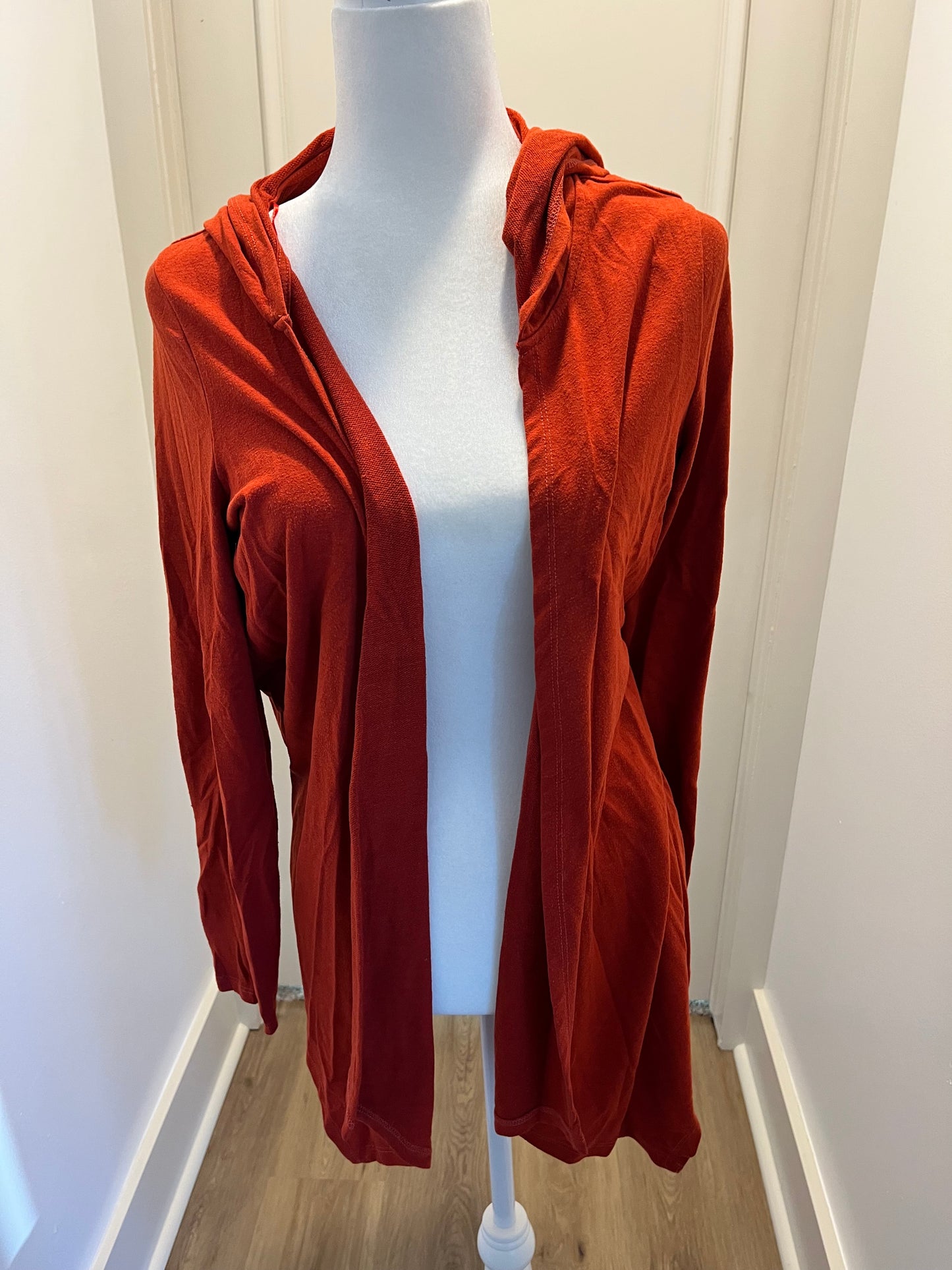 Cyrus Red Hooded Cardigan