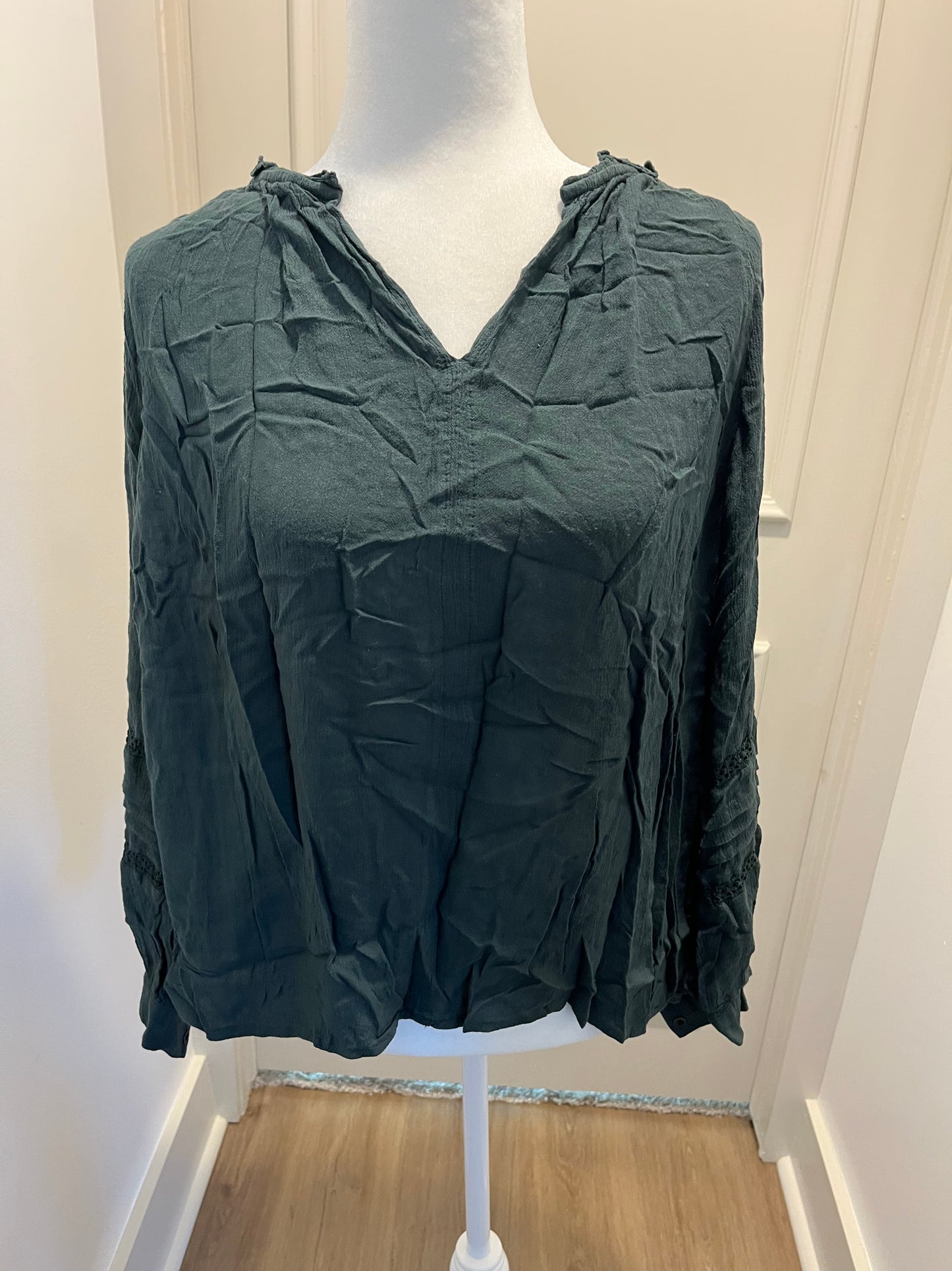 Knox Rose Hunter Green Top