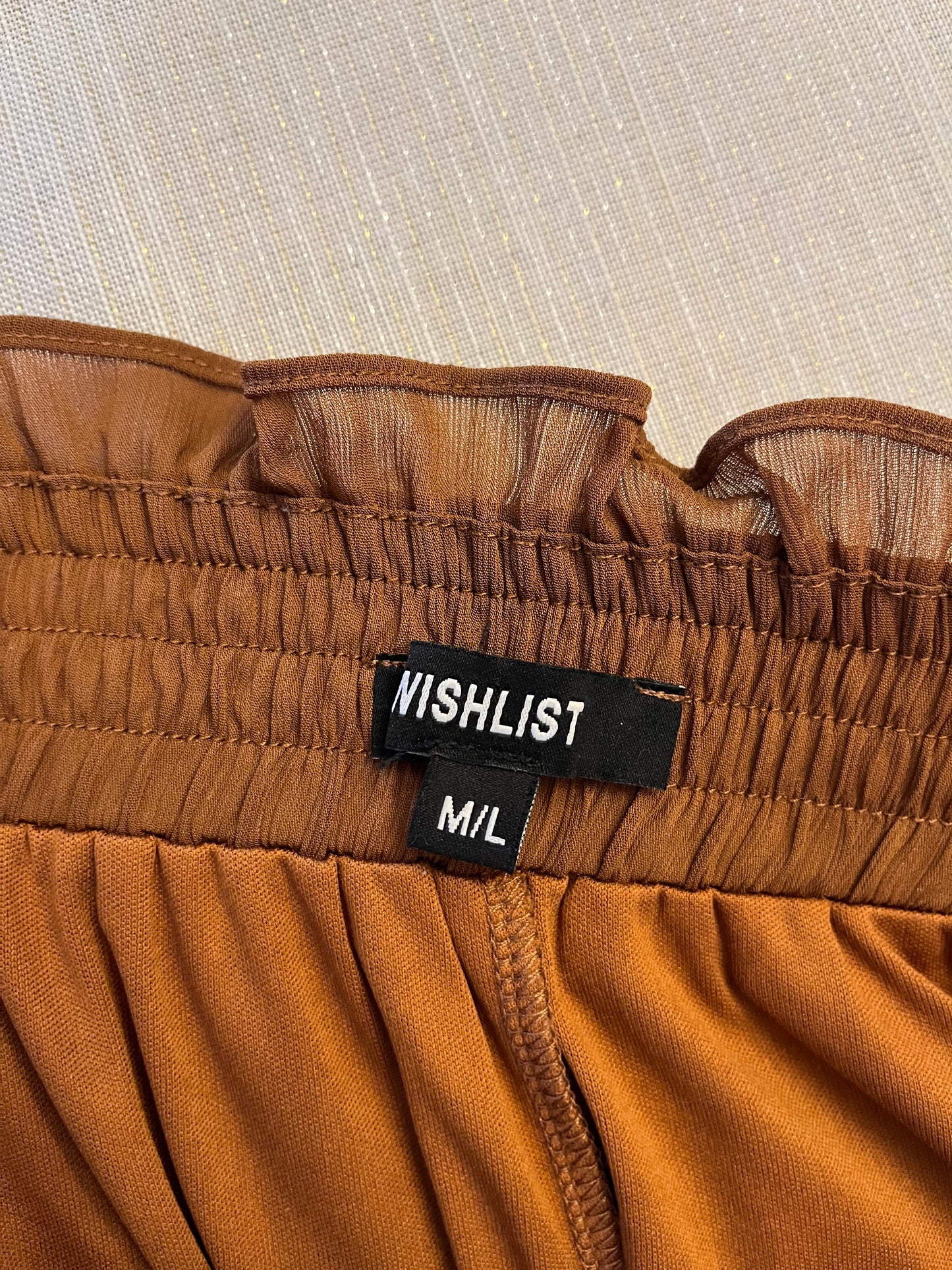 Wishlist Burnt Orange Maxi Skirt