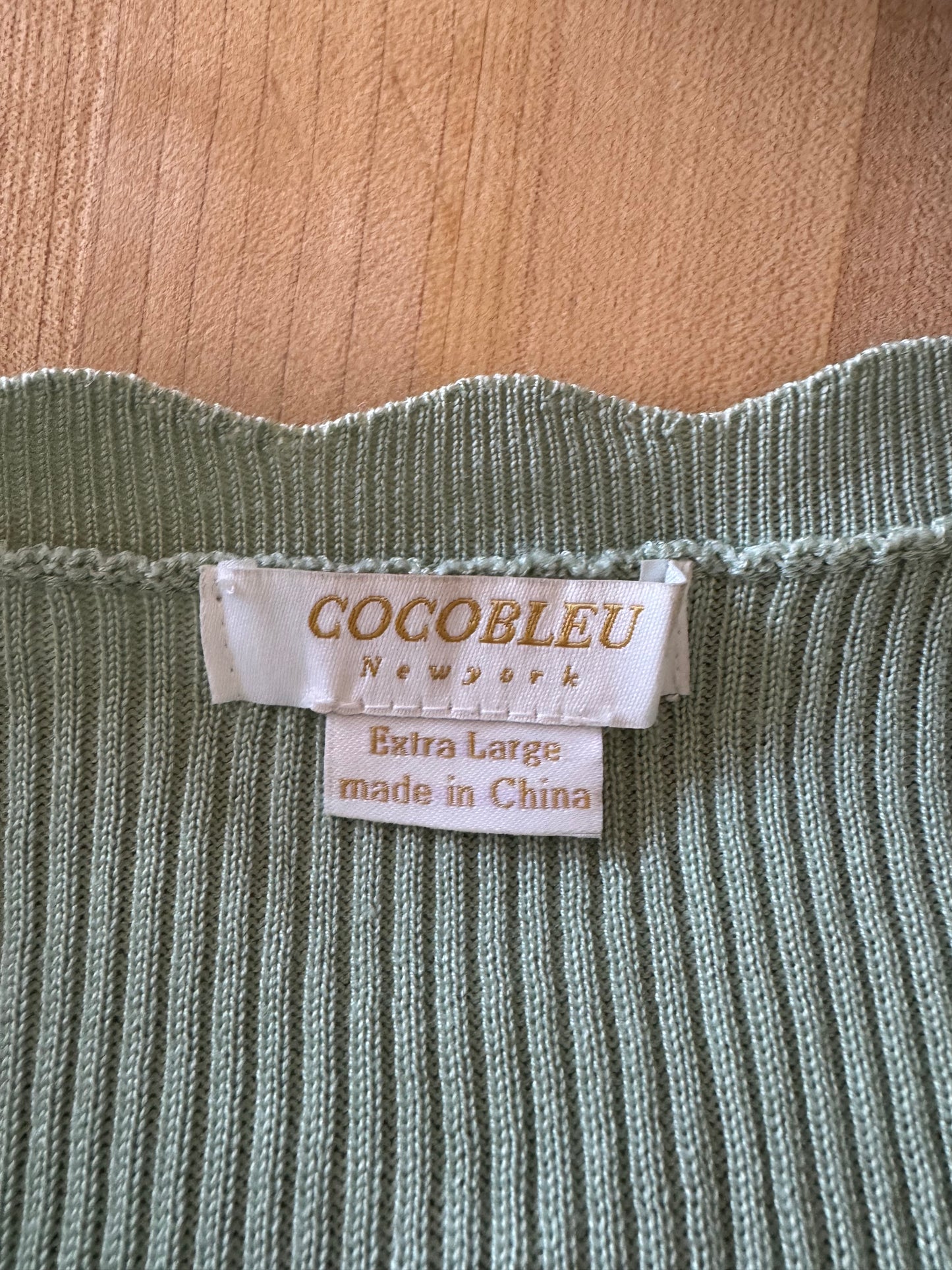 Coco Bleu Sea Foam Cardigan
