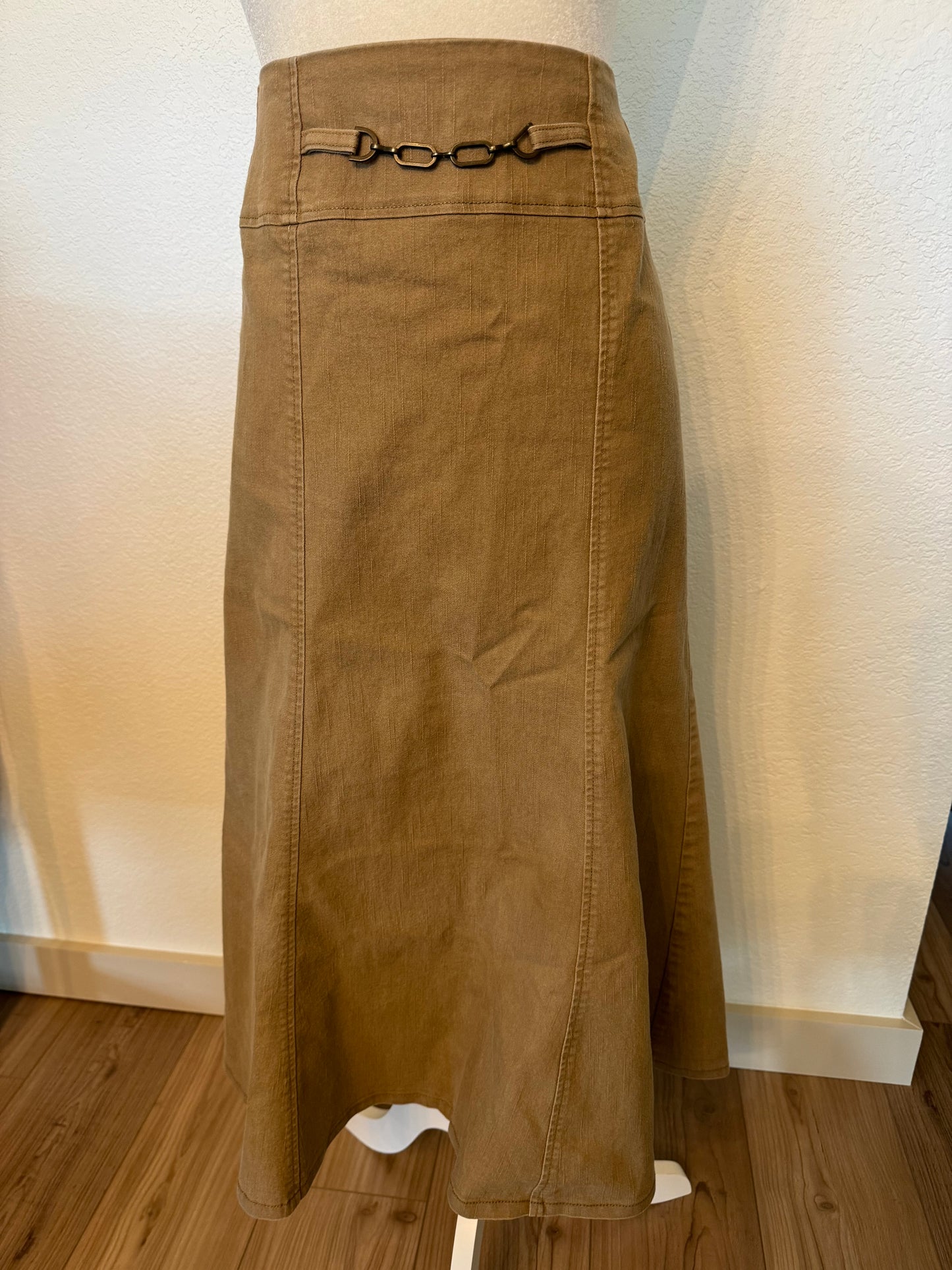 NYCC Tan Denim Skirt