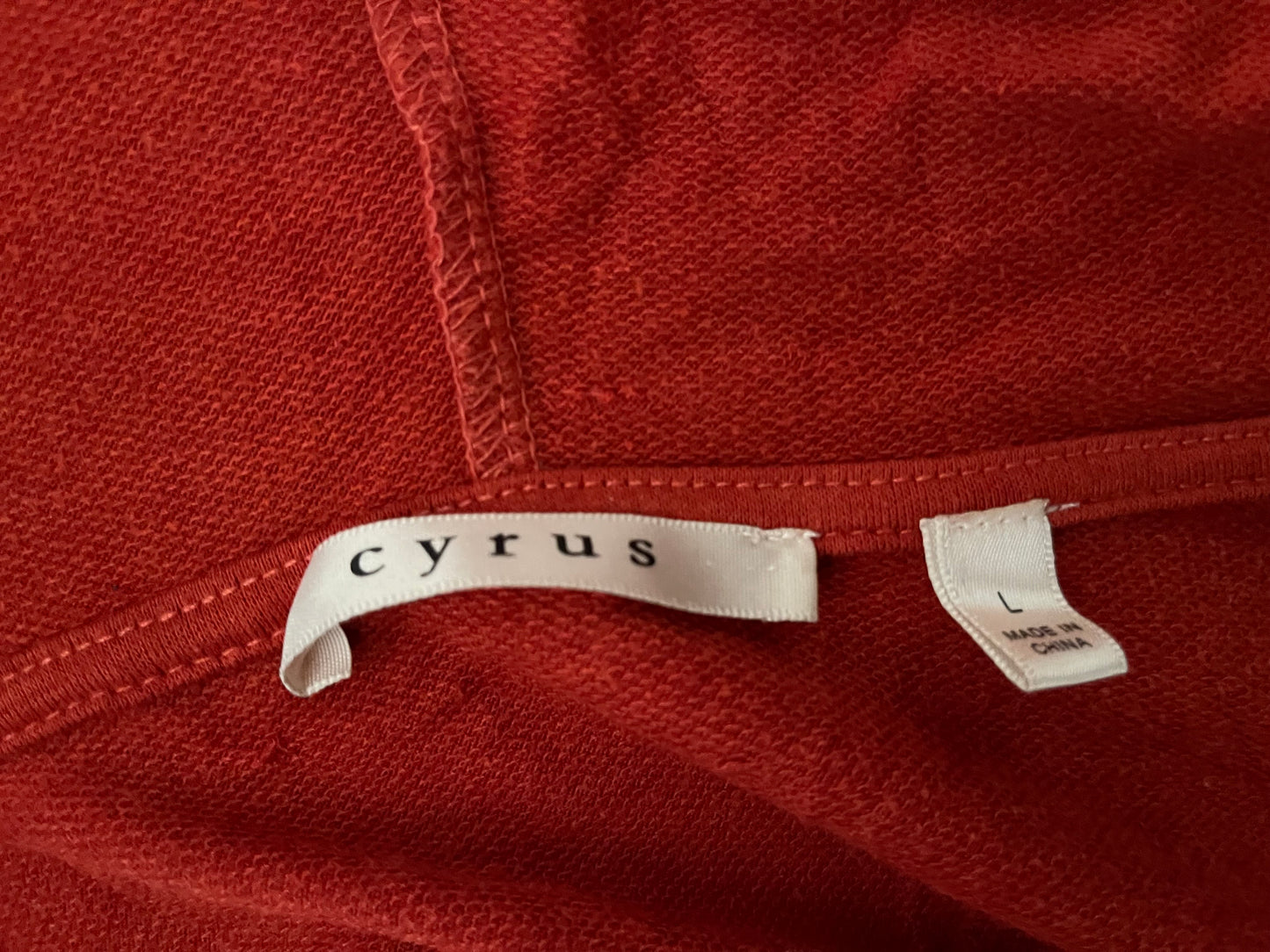 Cyrus Red Hooded Cardigan