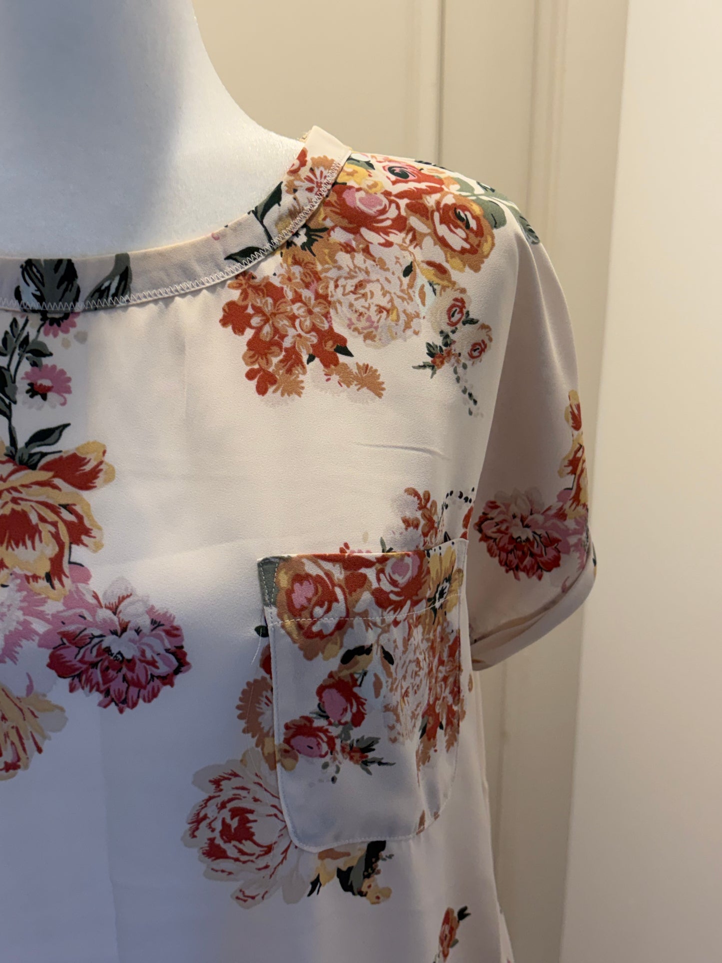 Buffalo White Floral Top