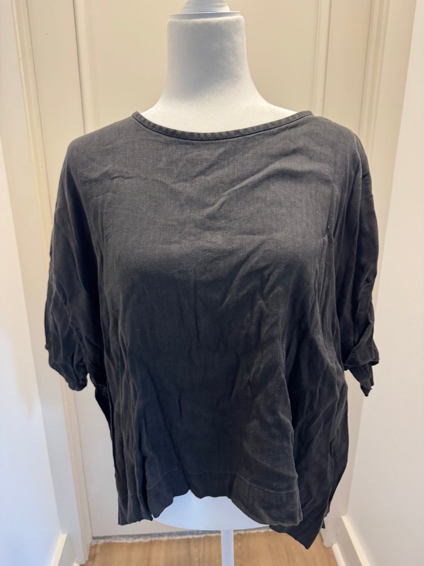 Vince Black Denim Top
