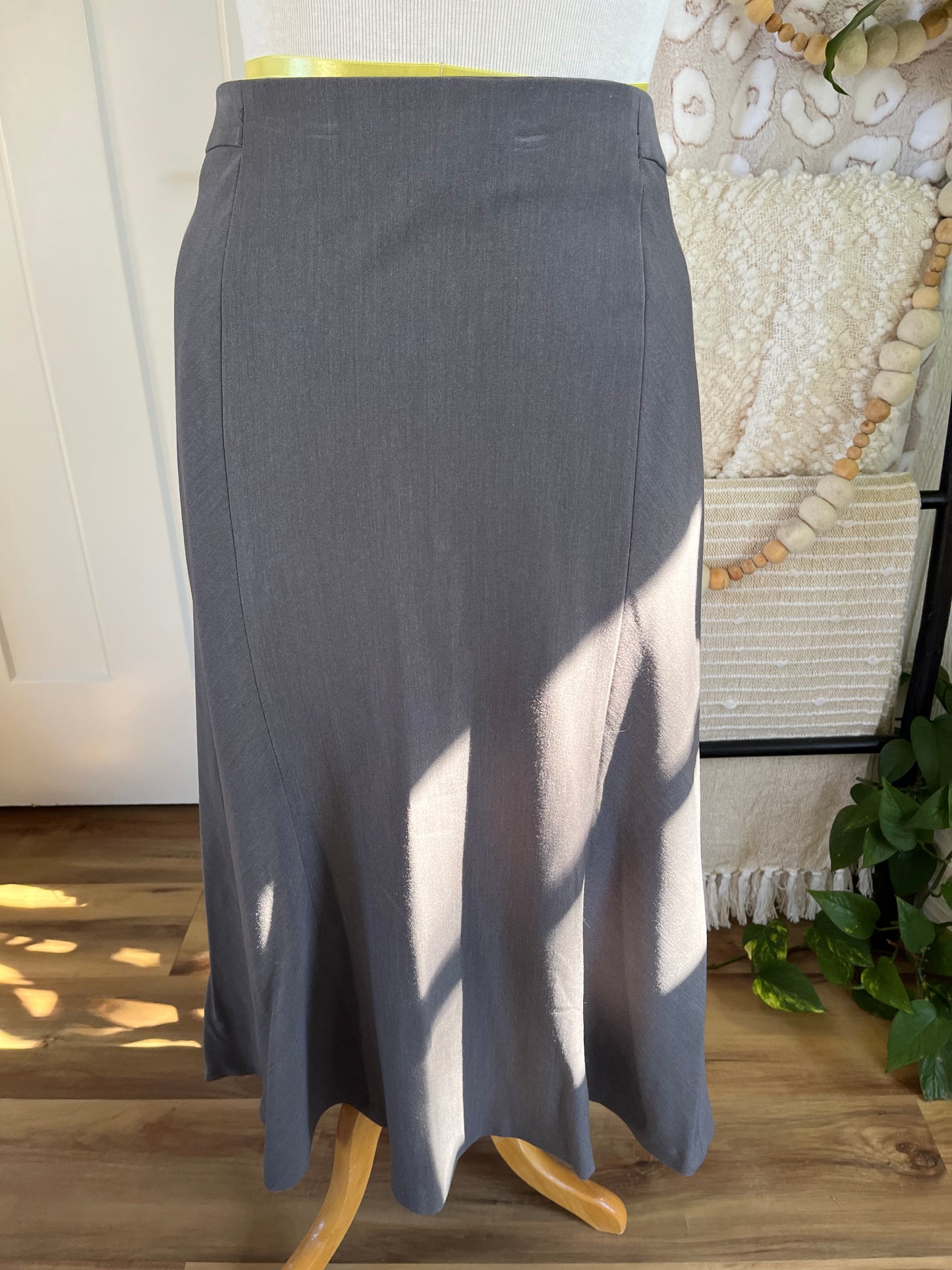 Collection Gray Midi Skirt