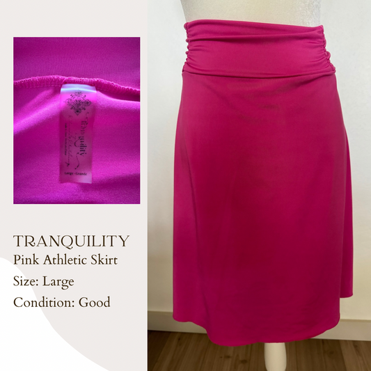 Tranquility Pink Athletic Skirt