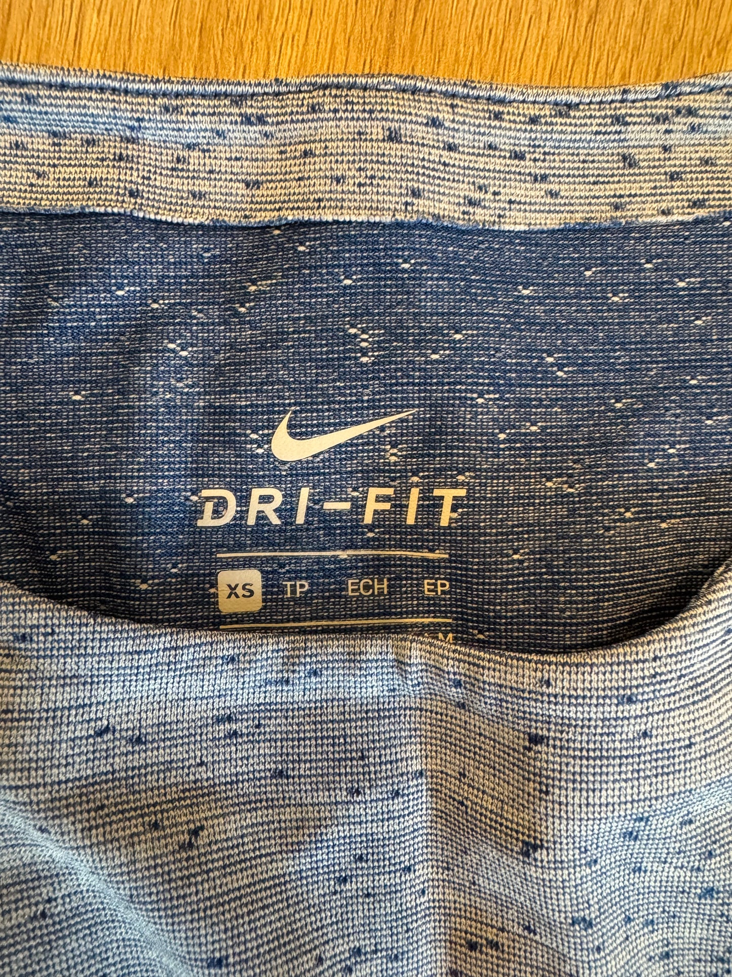 Nike Blue Ombré Athletic Top