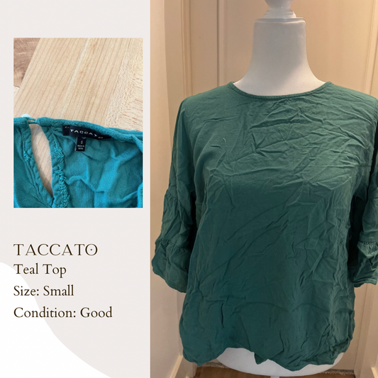 Taccato Teal Top